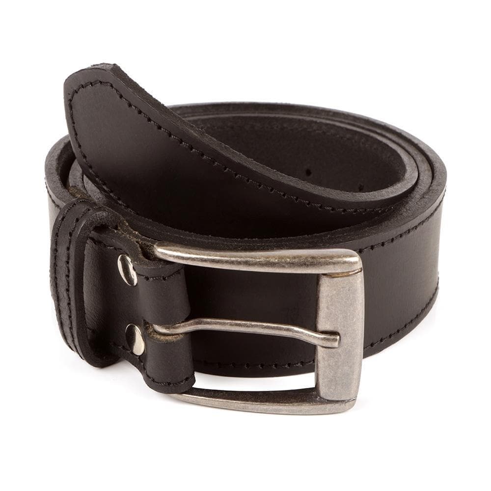 Men's Stitched Premium Full Grain Leather Jeans Belt - Freestyle SA Proudly local leather boots veldskoens vellies leather shoes suede veldskoens