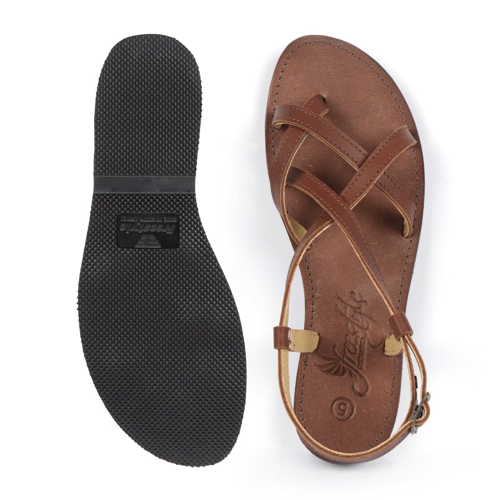 R3 Strap Handcrafted Premium Leather Ladies Sandal - Freestyle SA Proudly local leather boots veldskoens vellies leather shoes suede veldskoens