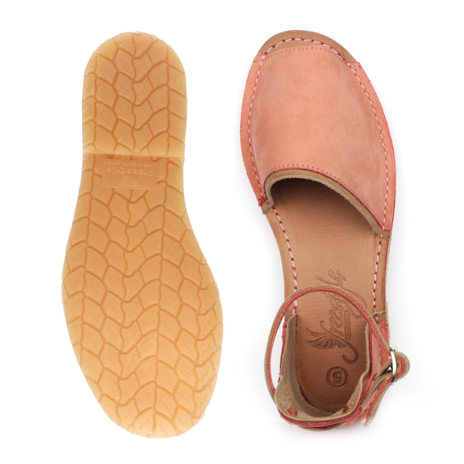 Rivera Alpargata-styled Premium nubuck leather ladies sandal - Freestyle SA Proudly local leather boots veldskoens vellies leather shoes suede veldskoens