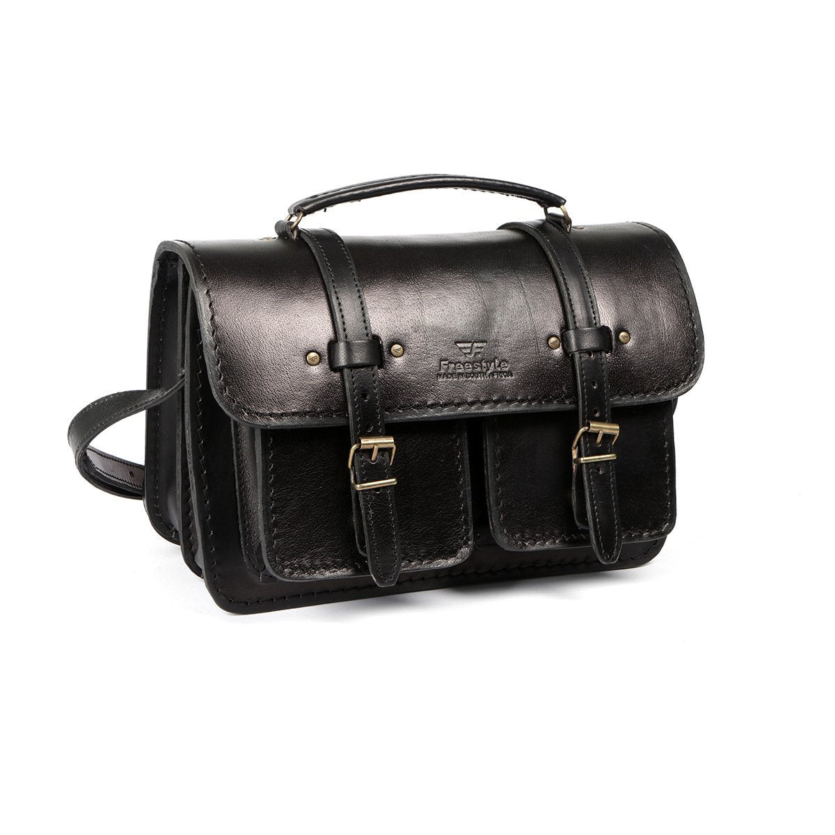 Saddle Bag Hand-Dyed Natural Leather Bag - Freestyle SA Proudly local leather boots veldskoens vellies leather shoes suede veldskoens