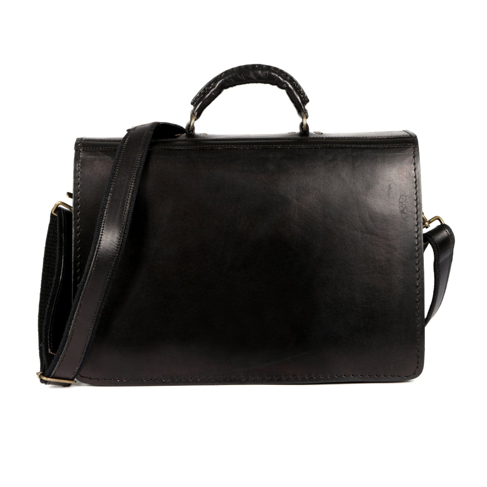 Scholar III vegetable-tanned leather satchel - Freestyle SA Proudly local leather boots veldskoens vellies leather shoes suede veldskoens