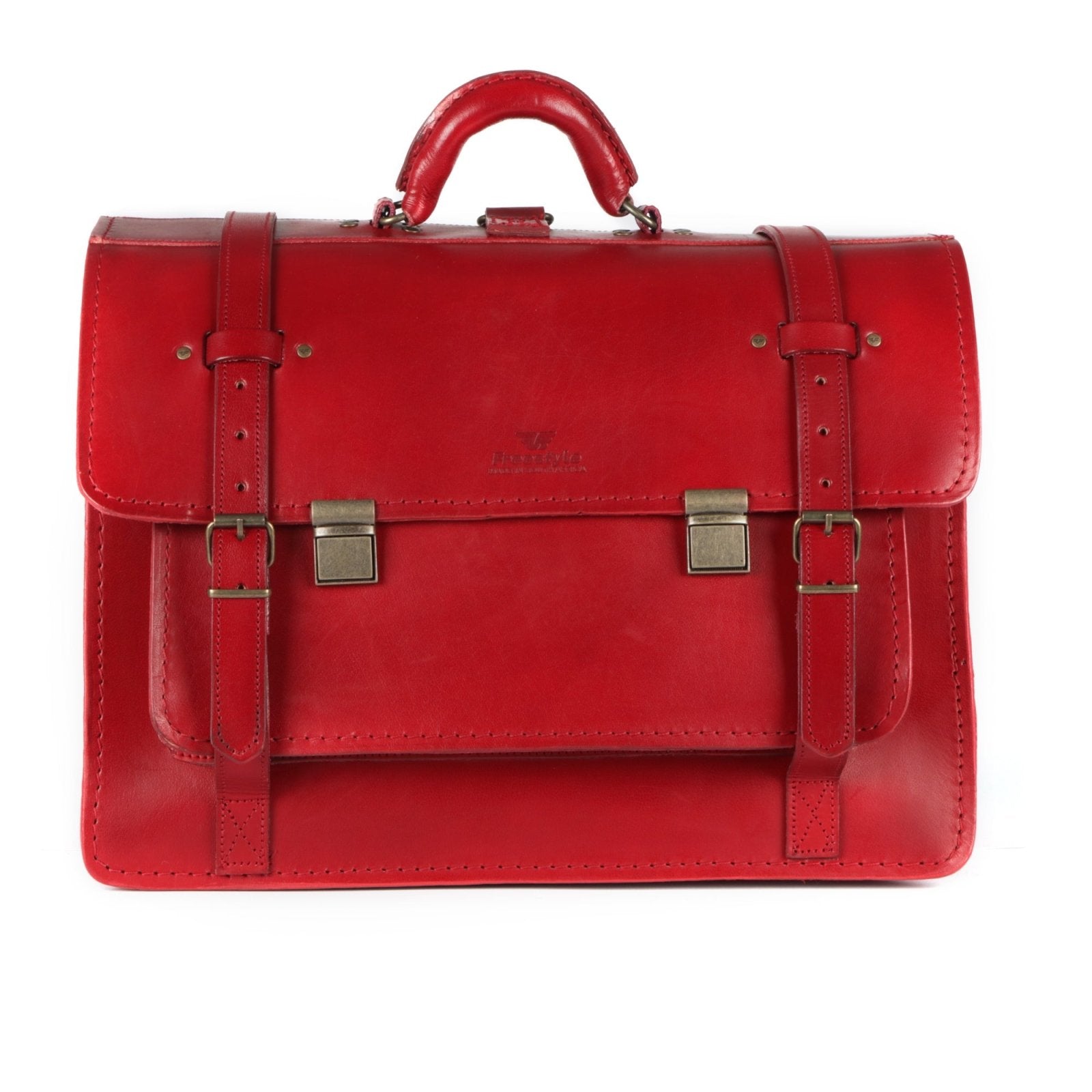 Scholar V vegetable-tanned leather satchel - Freestyle SA Proudly local leather boots veldskoens vellies leather shoes suede veldskoens