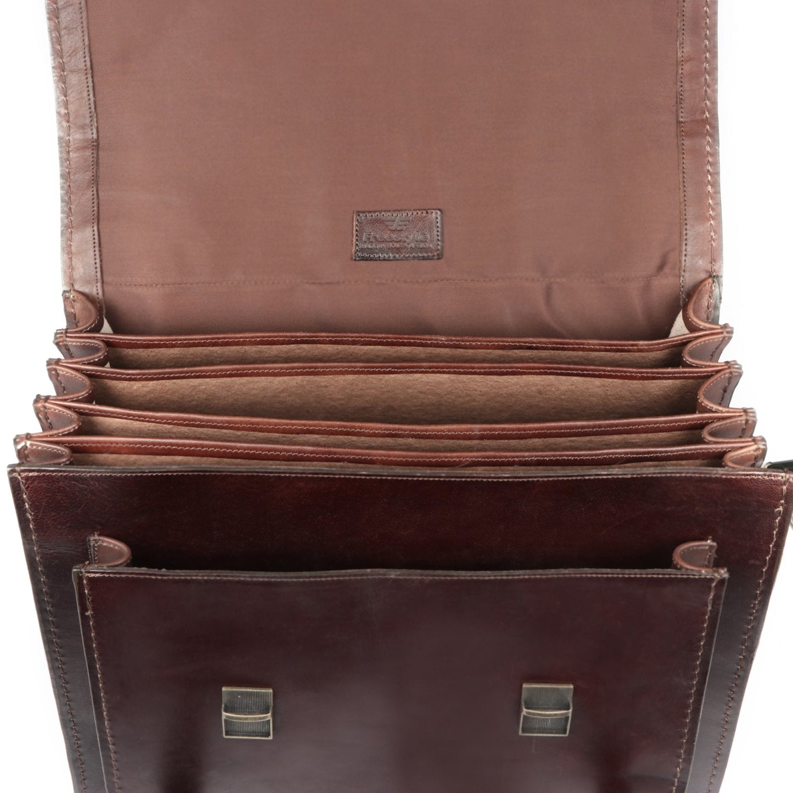 Scholar V vegetable-tanned leather satchel - Freestyle SA Proudly local leather boots veldskoens vellies leather shoes suede veldskoens