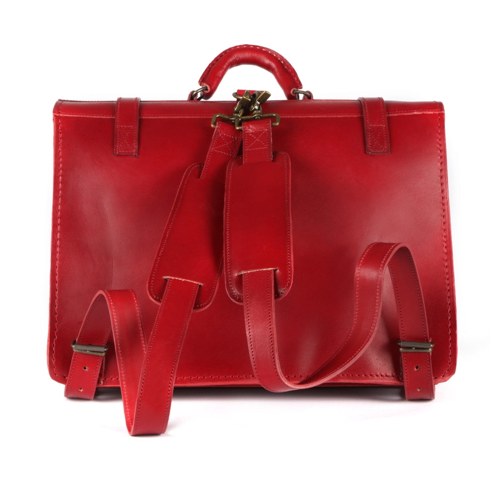 Scholar V vegetable-tanned leather satchel - Freestyle SA Proudly local leather boots veldskoens vellies leather shoes suede veldskoens