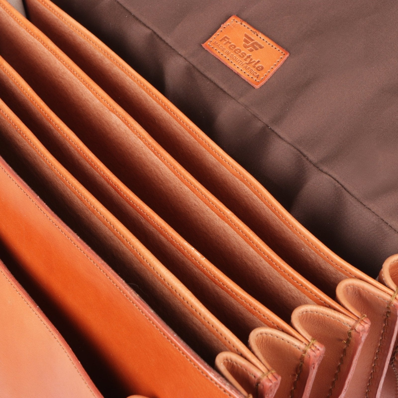 Scholar V vegetable-tanned leather satchel - Freestyle SA Proudly local leather boots veldskoens vellies leather shoes suede veldskoens