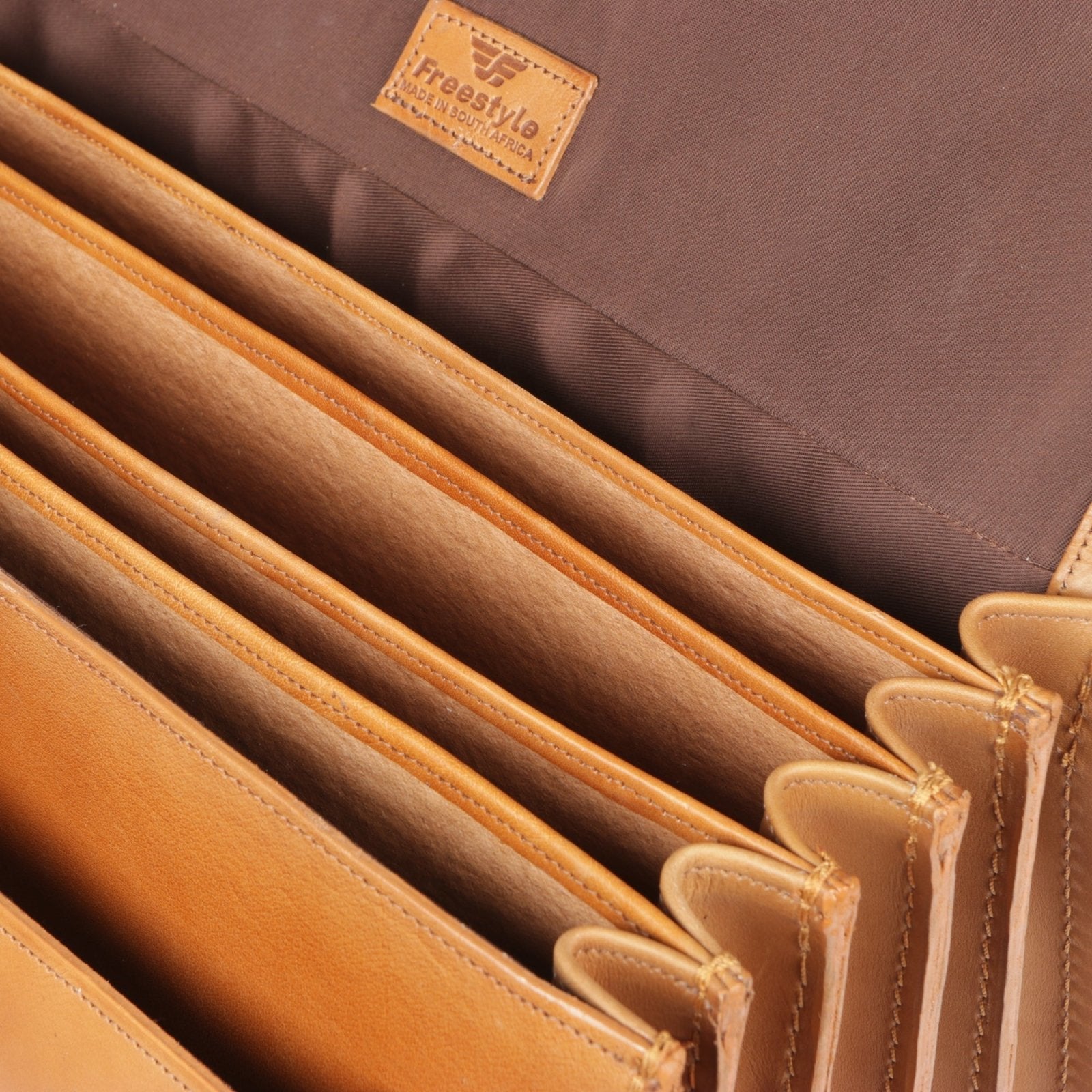 Scholar V vegetable-tanned leather satchel - Freestyle SA Proudly local leather boots veldskoens vellies leather shoes suede veldskoens