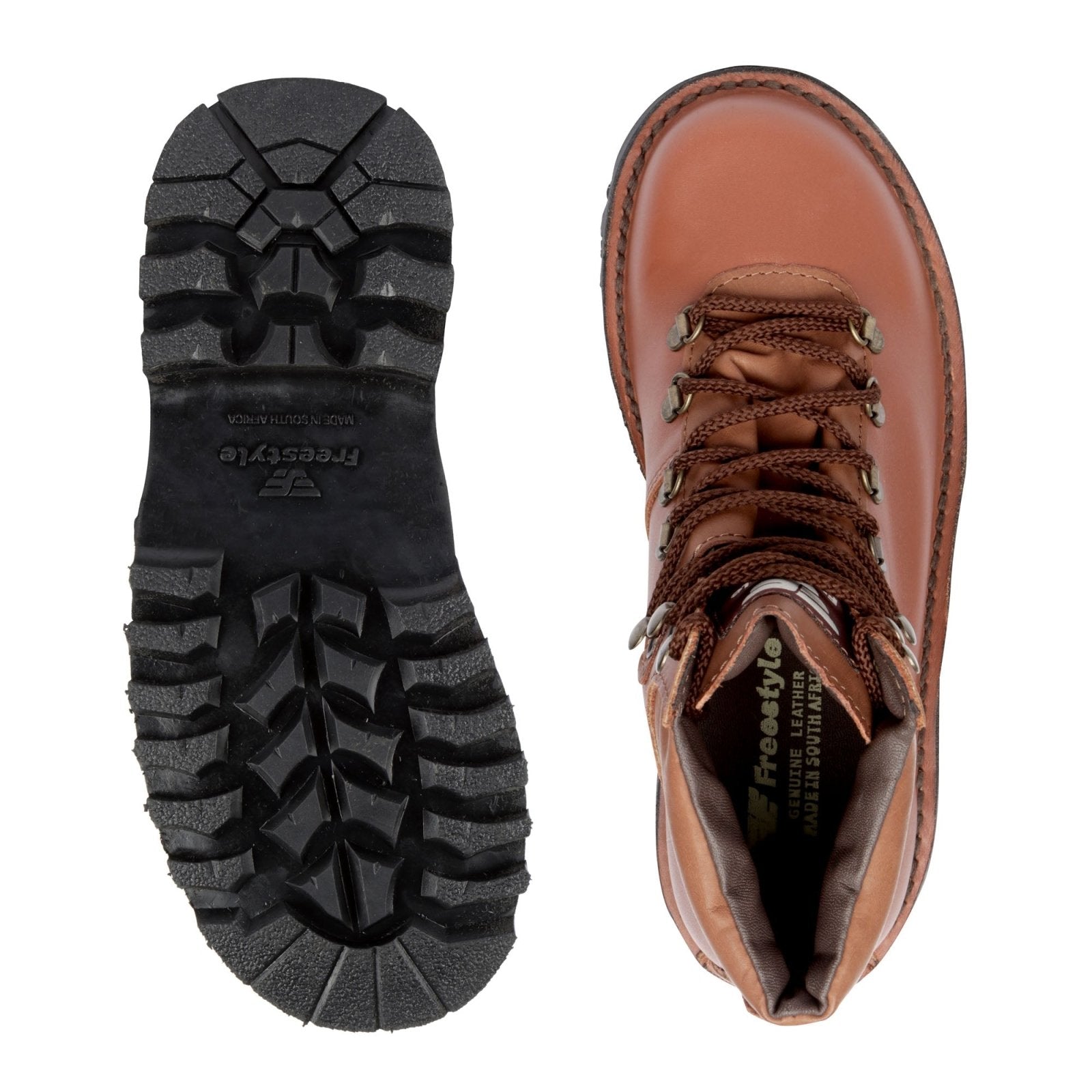 Seamus DKW Men's Premium Leather Boot w/ Cleated sole - Freestyle SA Proudly local leather boots veldskoens vellies leather shoes suede veldskoens