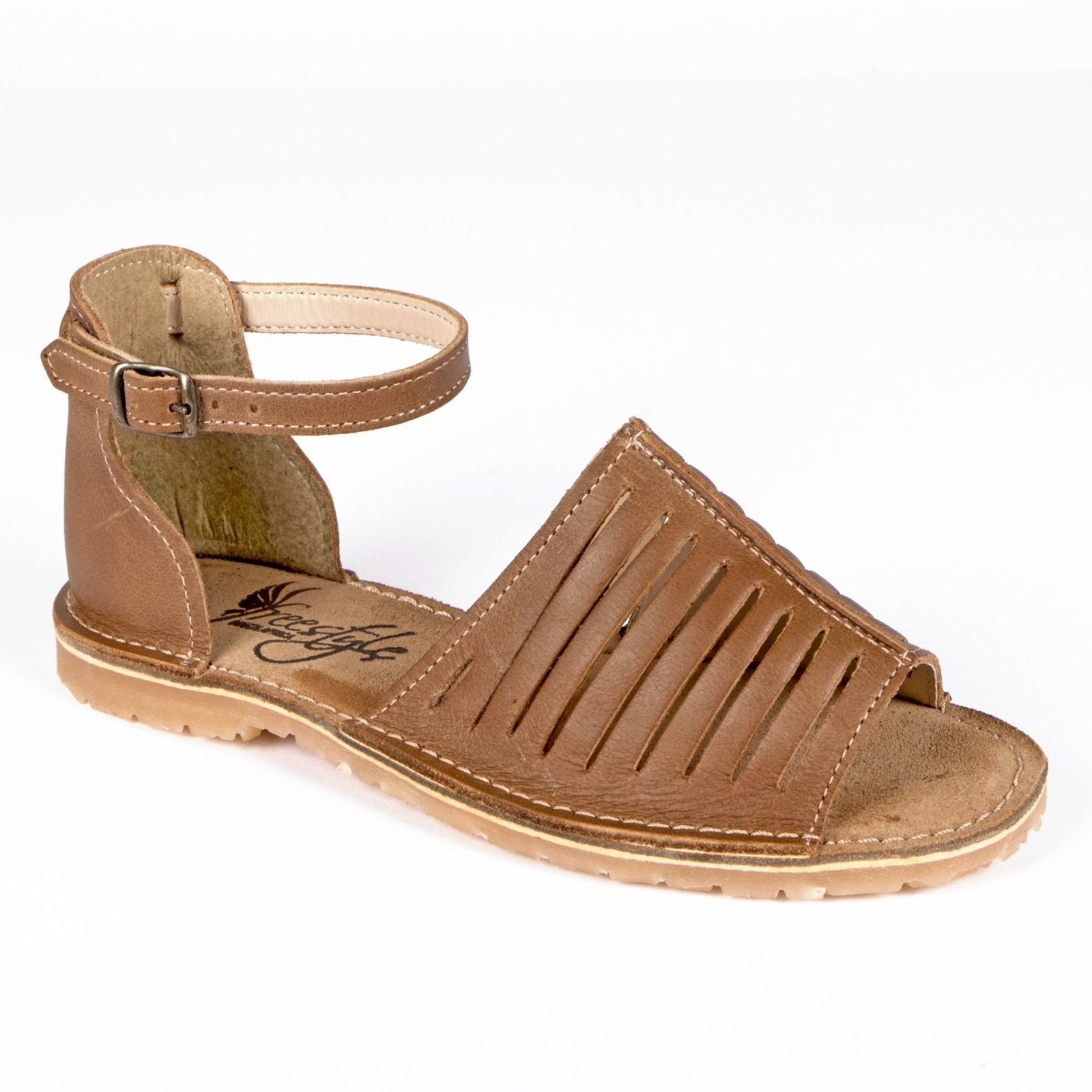 Shakira Original Premium Leather Ladies Sandal - Freestyle SA Proudly local leather boots veldskoens vellies leather shoes suede veldskoens