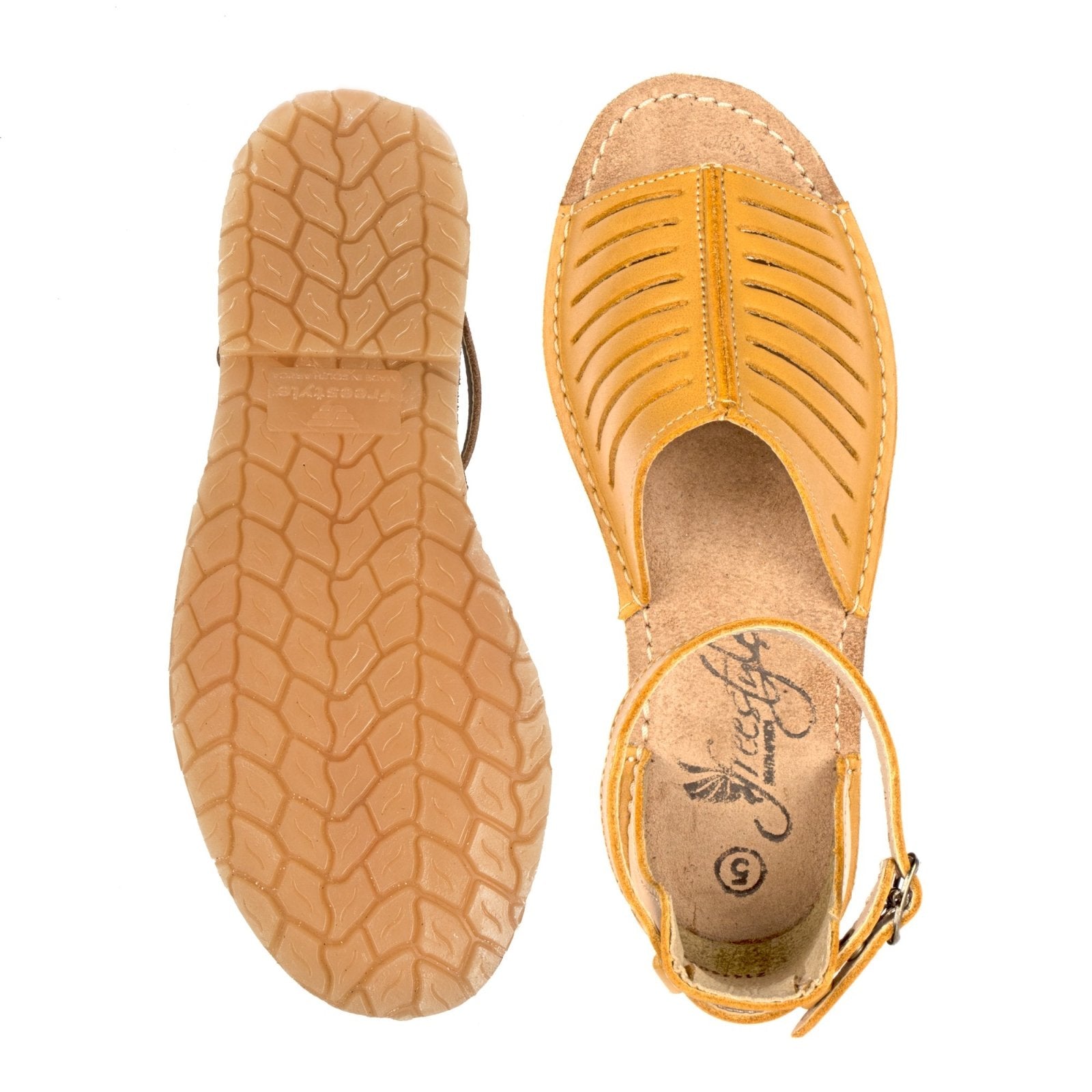 Shakira Original Premium Leather Ladies Sandal - Freestyle SA Proudly local leather boots veldskoens vellies leather shoes suede veldskoens