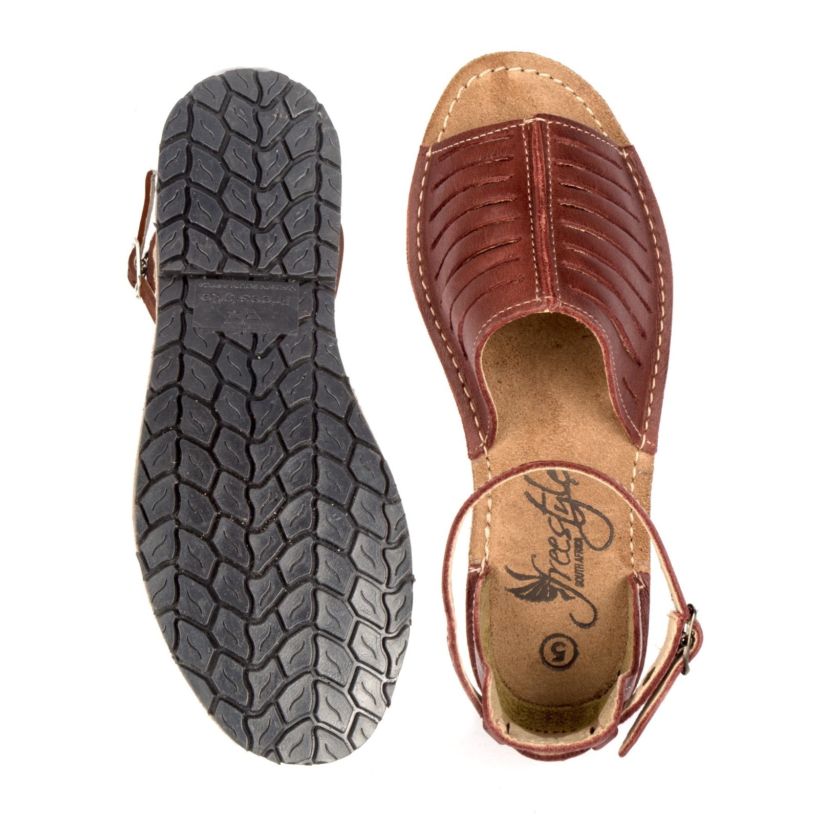 Shakira Original Premium Leather Ladies Sandal - Freestyle SA Proudly local leather boots veldskoens vellies leather shoes suede veldskoens