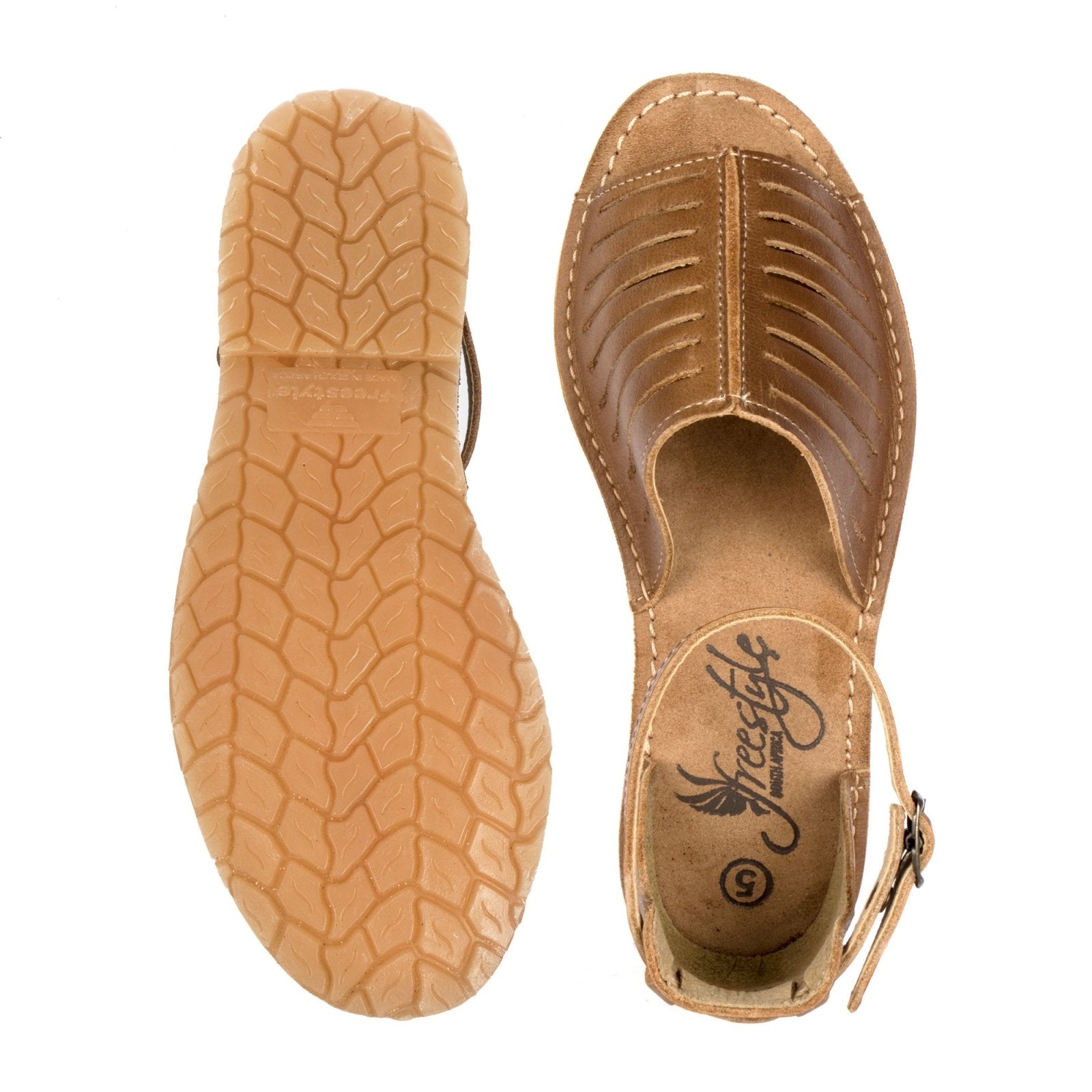 Shakira Original Premium Leather Ladies Sandal - Freestyle SA Proudly local leather boots veldskoens vellies leather shoes suede veldskoens