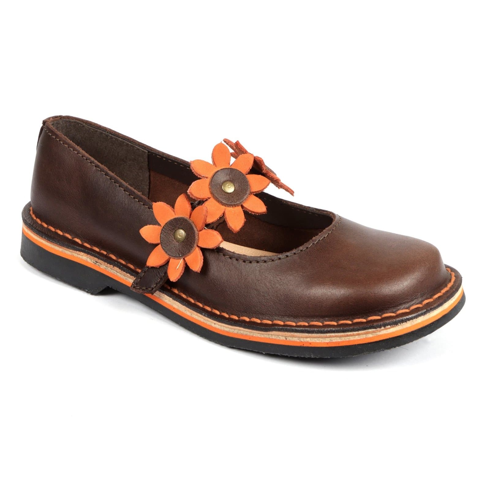 Shani Flower Ladies Premium Leather Handmade Court Shoe - Freestyle SA Proudly local leather boots veldskoens vellies leather shoes suede veldskoens