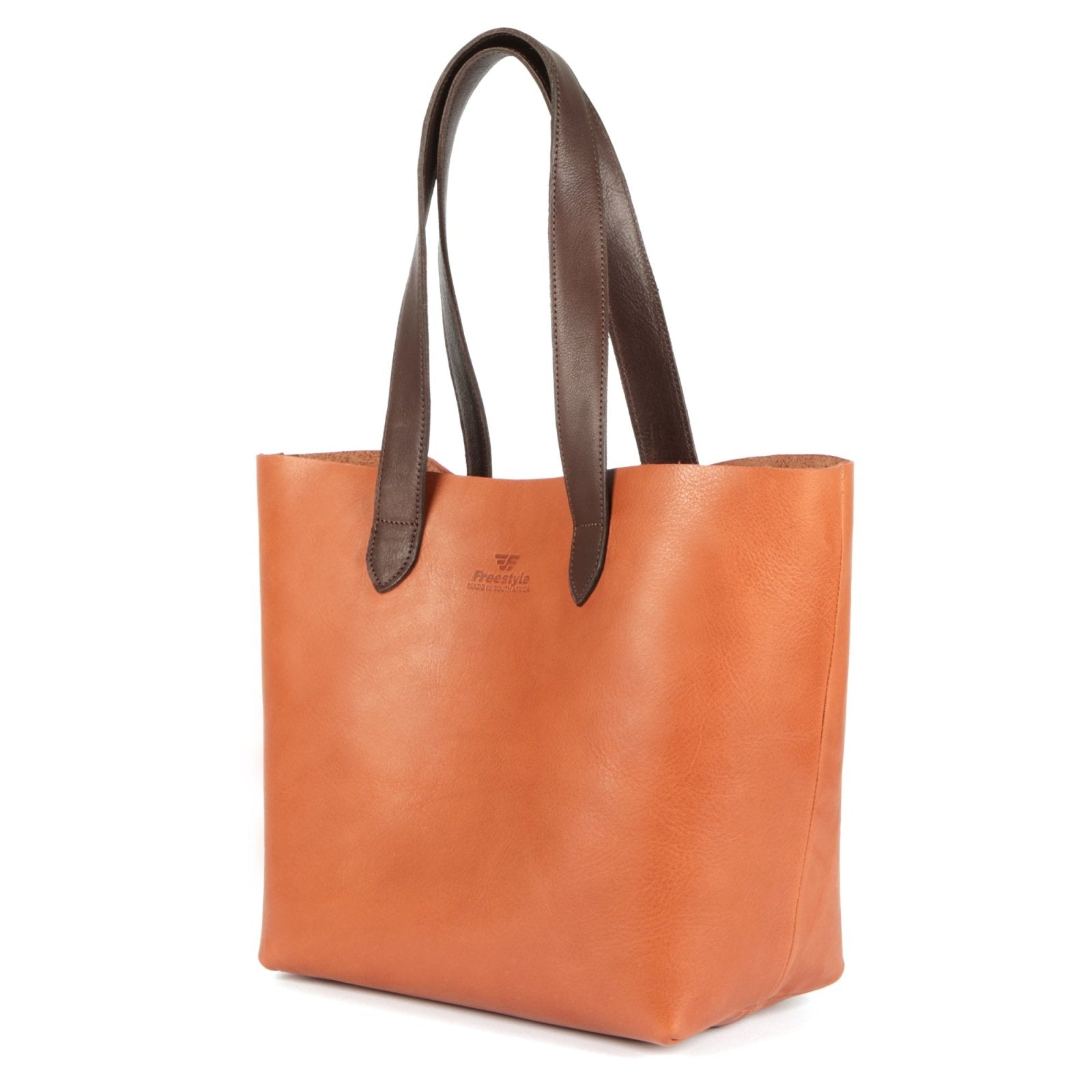 Vega Unlined Premium Leather Shopper Bag - Freestyle SA Proudly local leather boots veldskoens vellies leather shoes suede veldskoens
