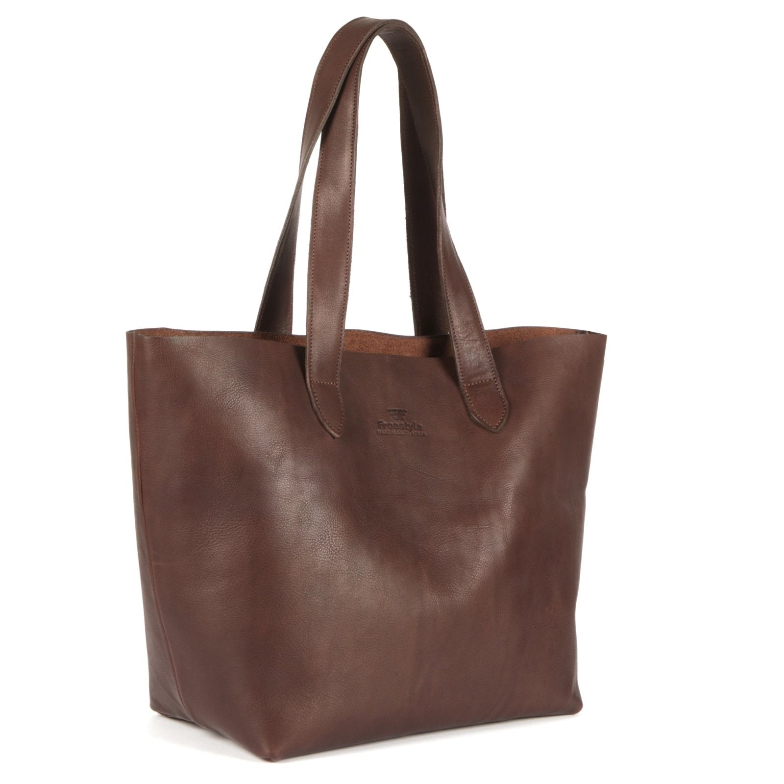 Vega Unlined Premium Leather Shopper Bag - Freestyle SA Proudly local leather boots veldskoens vellies leather shoes suede veldskoens