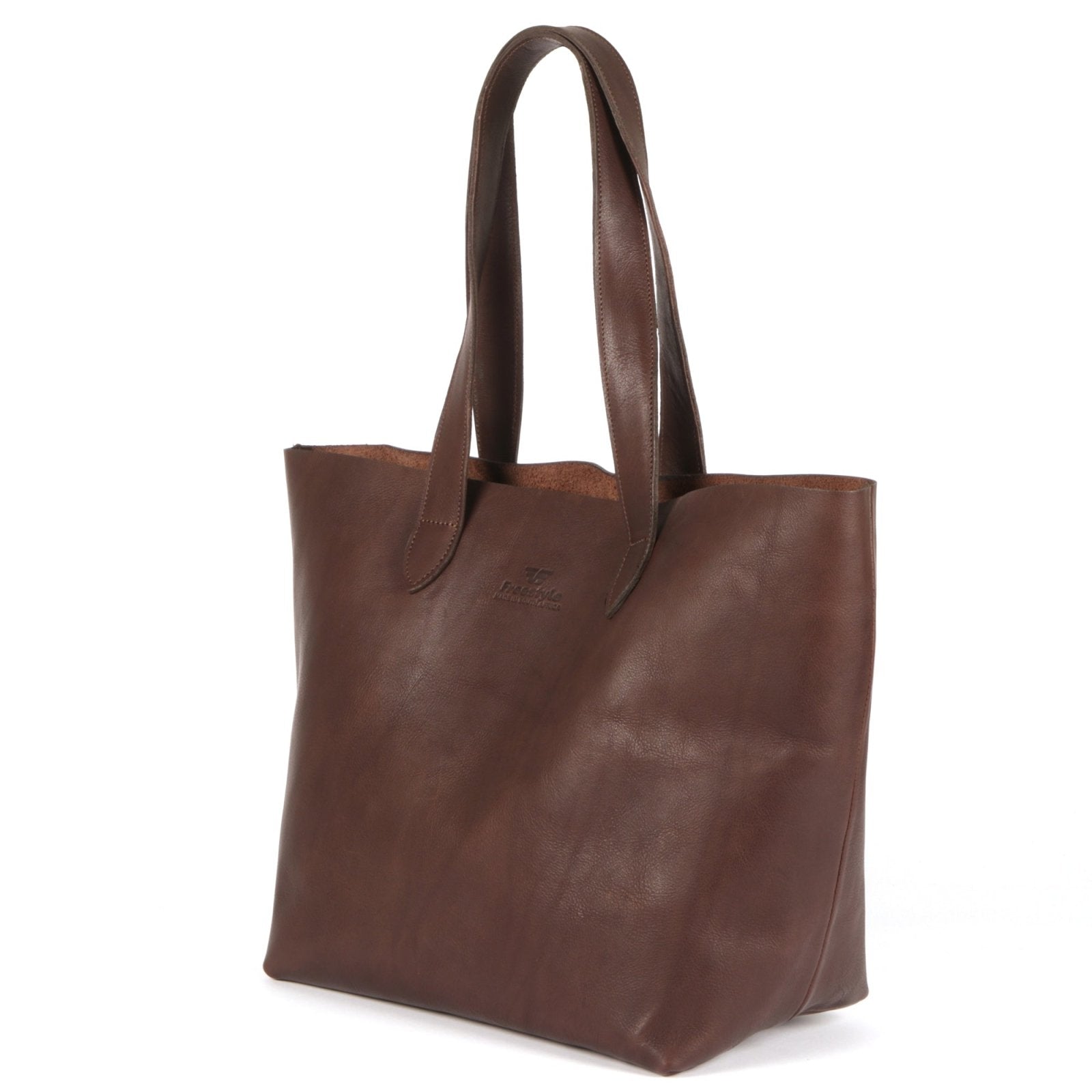 Vega Unlined Premium Leather Shopper Bag - Freestyle SA Proudly local leather boots veldskoens vellies leather shoes suede veldskoens