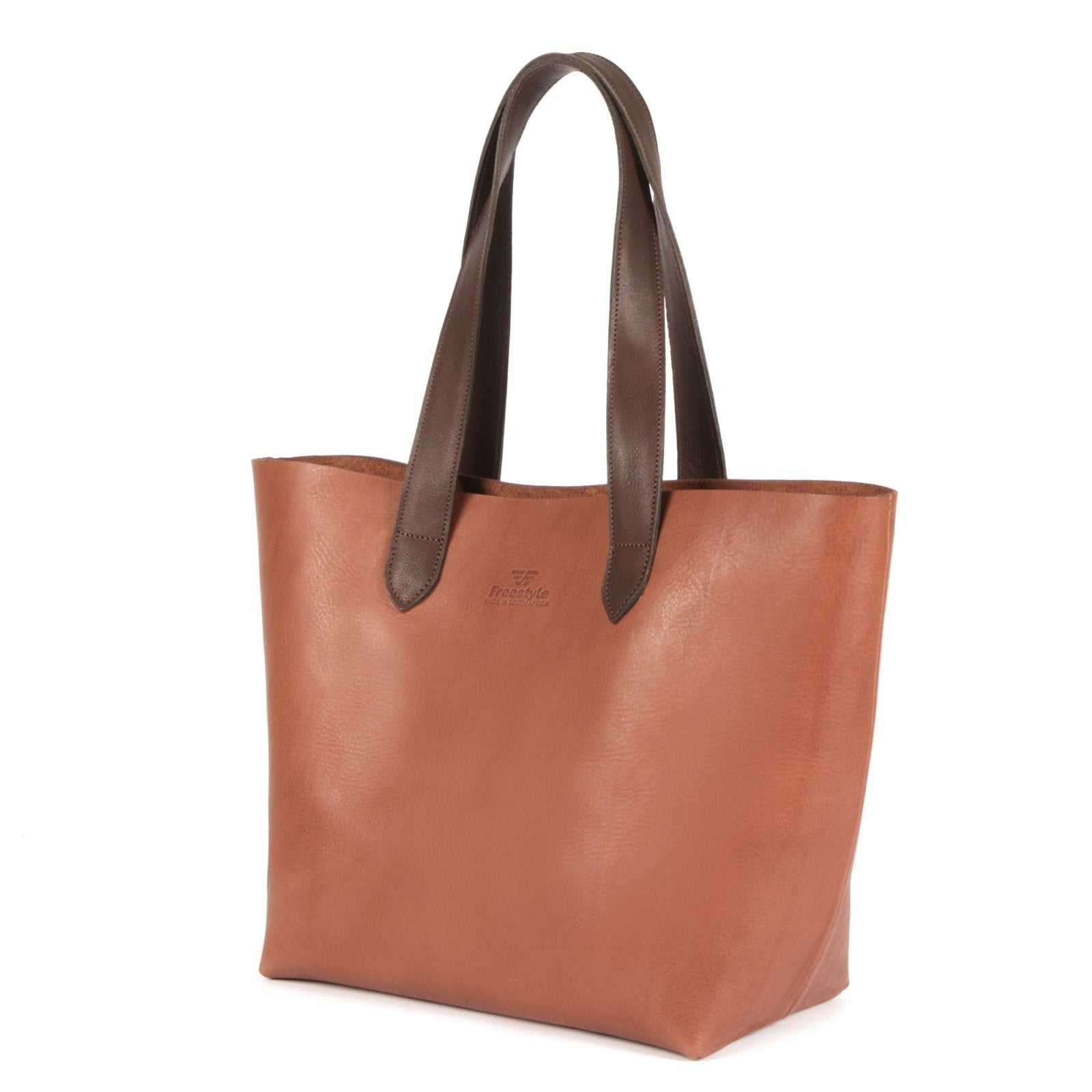 Vega Unlined Premium Leather Shopper Bag - Freestyle SA Proudly local leather boots veldskoens vellies leather shoes suede veldskoens