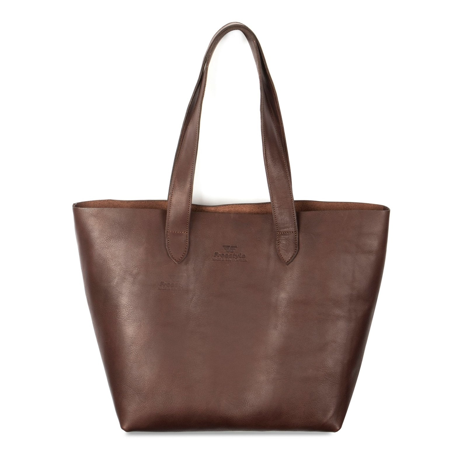 Vega Unlined Premium Leather Shopper Bag - Freestyle SA Proudly local leather boots veldskoens vellies leather shoes suede veldskoens