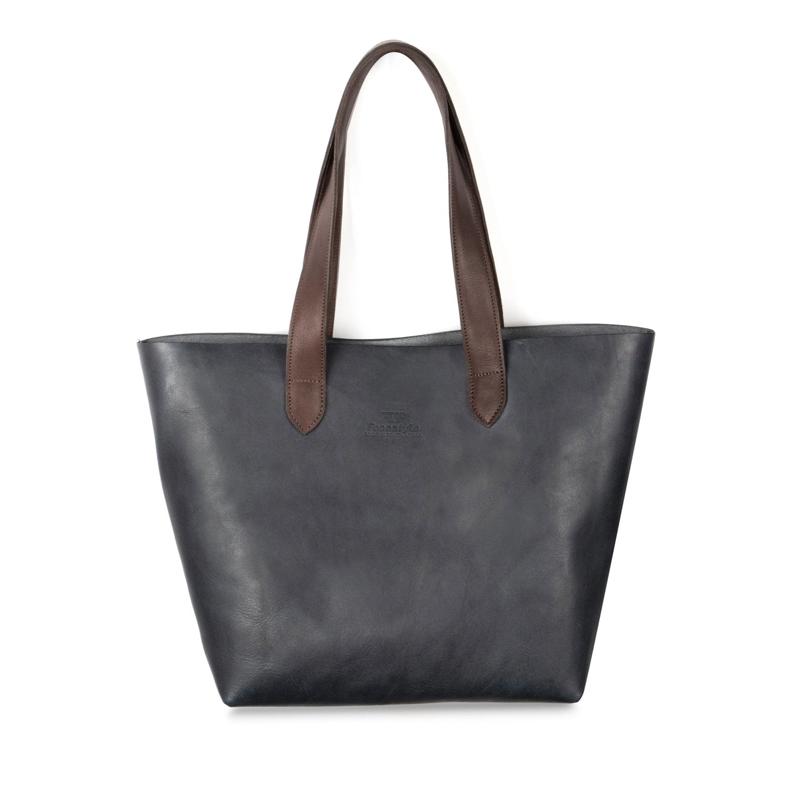 Vega Unlined Premium Leather Shopper Bag - Freestyle SA Proudly local leather boots veldskoens vellies leather shoes suede veldskoens