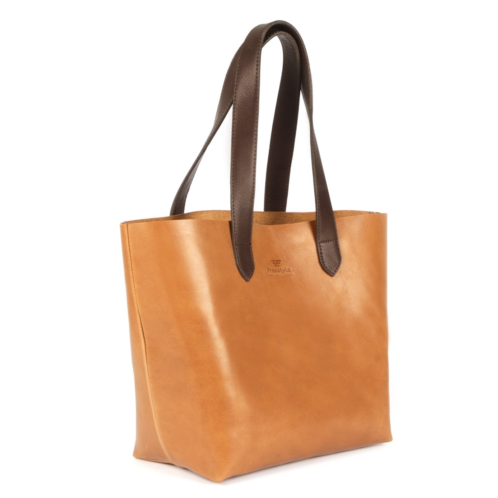 Vega Unlined Premium Leather Shopper Bag - Freestyle SA Proudly local leather boots veldskoens vellies leather shoes suede veldskoens