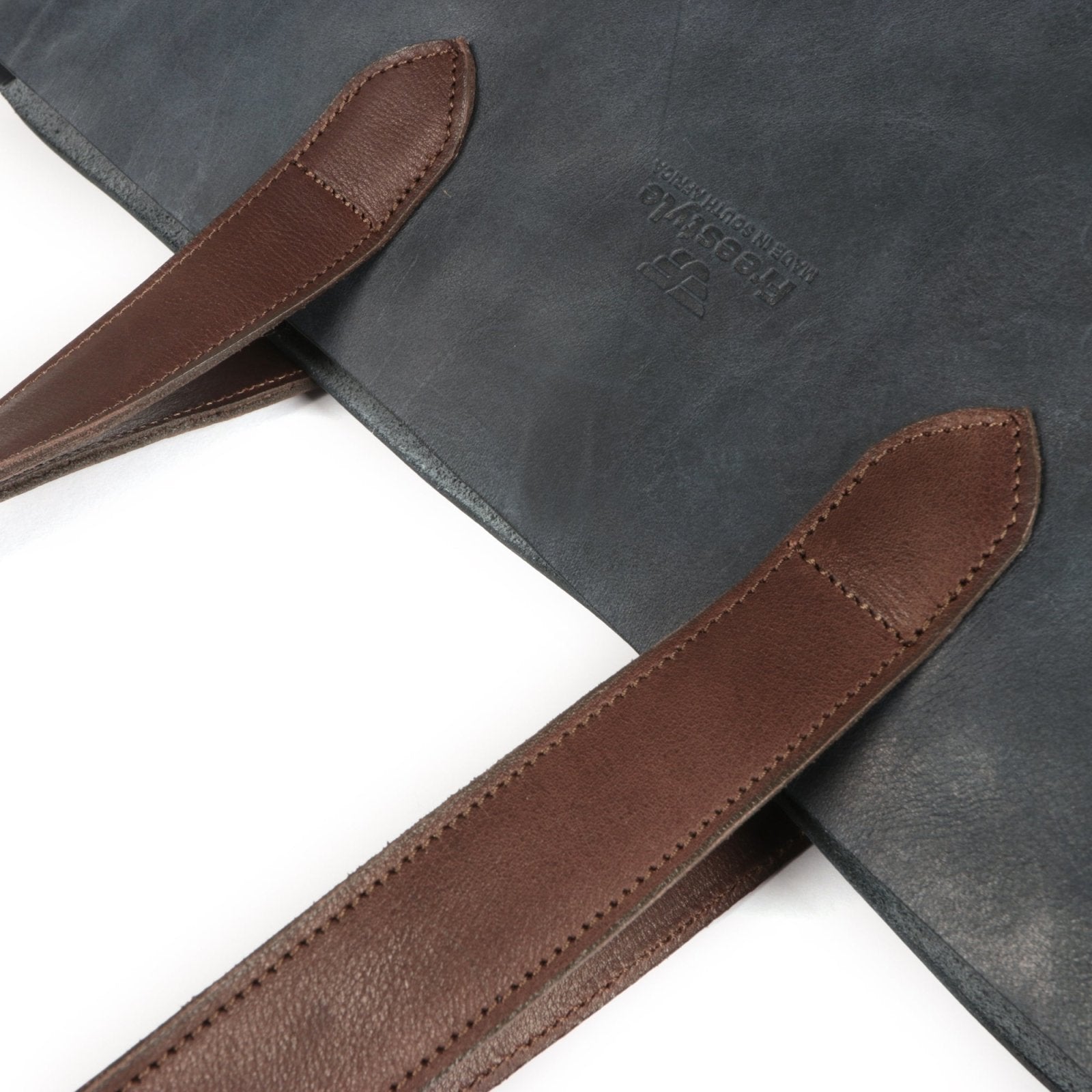 Vega Unlined Premium Leather Shopper Bag - Freestyle SA Proudly local leather boots veldskoens vellies leather shoes suede veldskoens