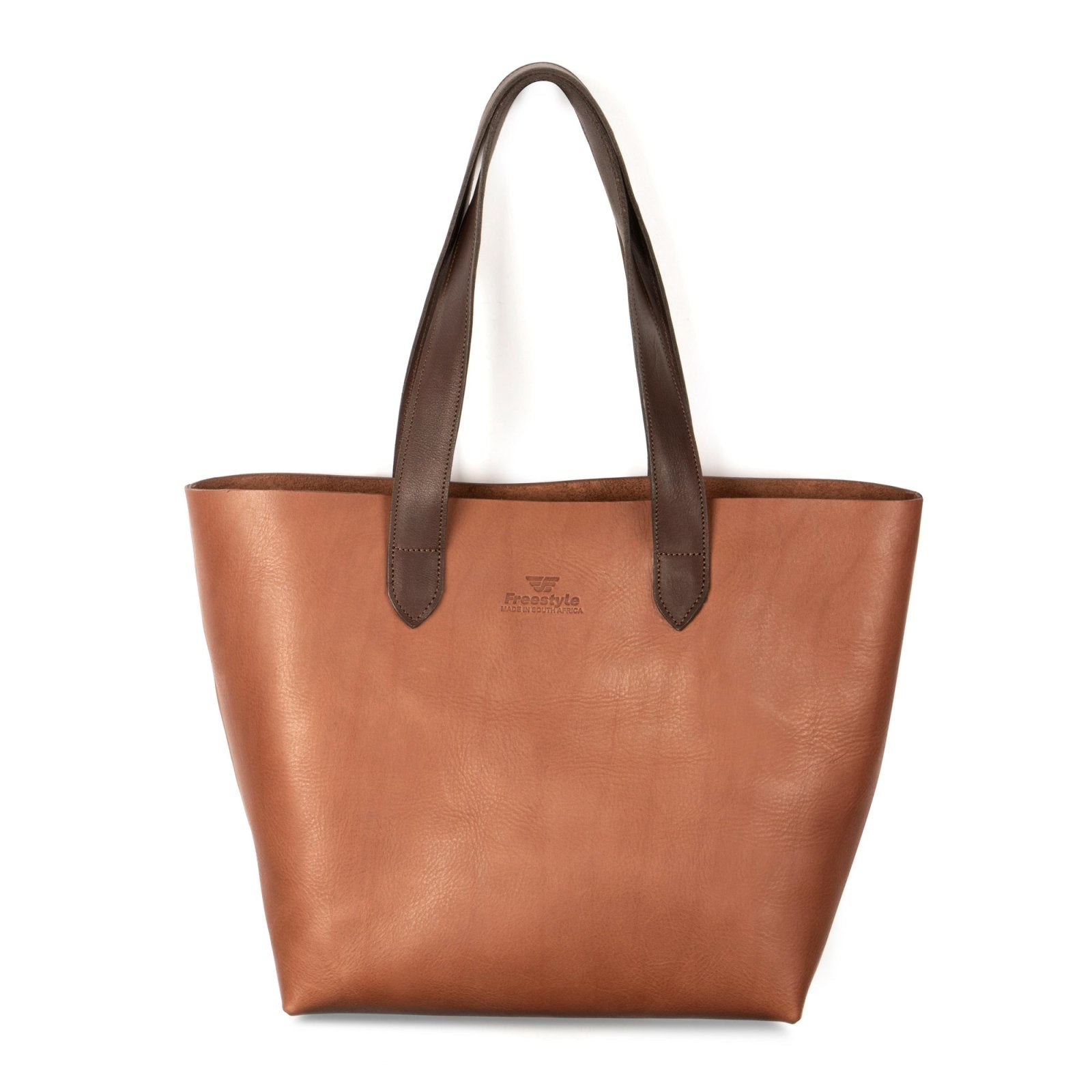 Vega Unlined Premium Leather Shopper Bag - Freestyle SA Proudly local leather boots veldskoens vellies leather shoes suede veldskoens
