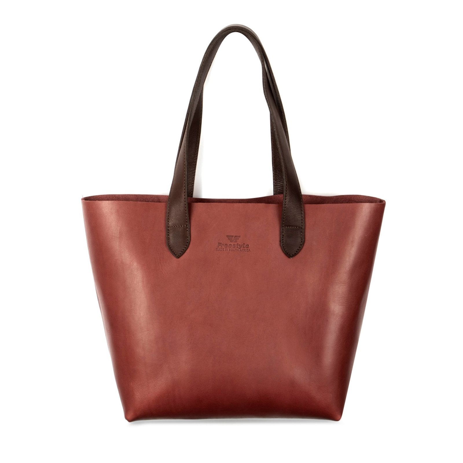 Vega Unlined Premium Leather Shopper Bag - Freestyle SA Proudly local leather boots veldskoens vellies leather shoes suede veldskoens