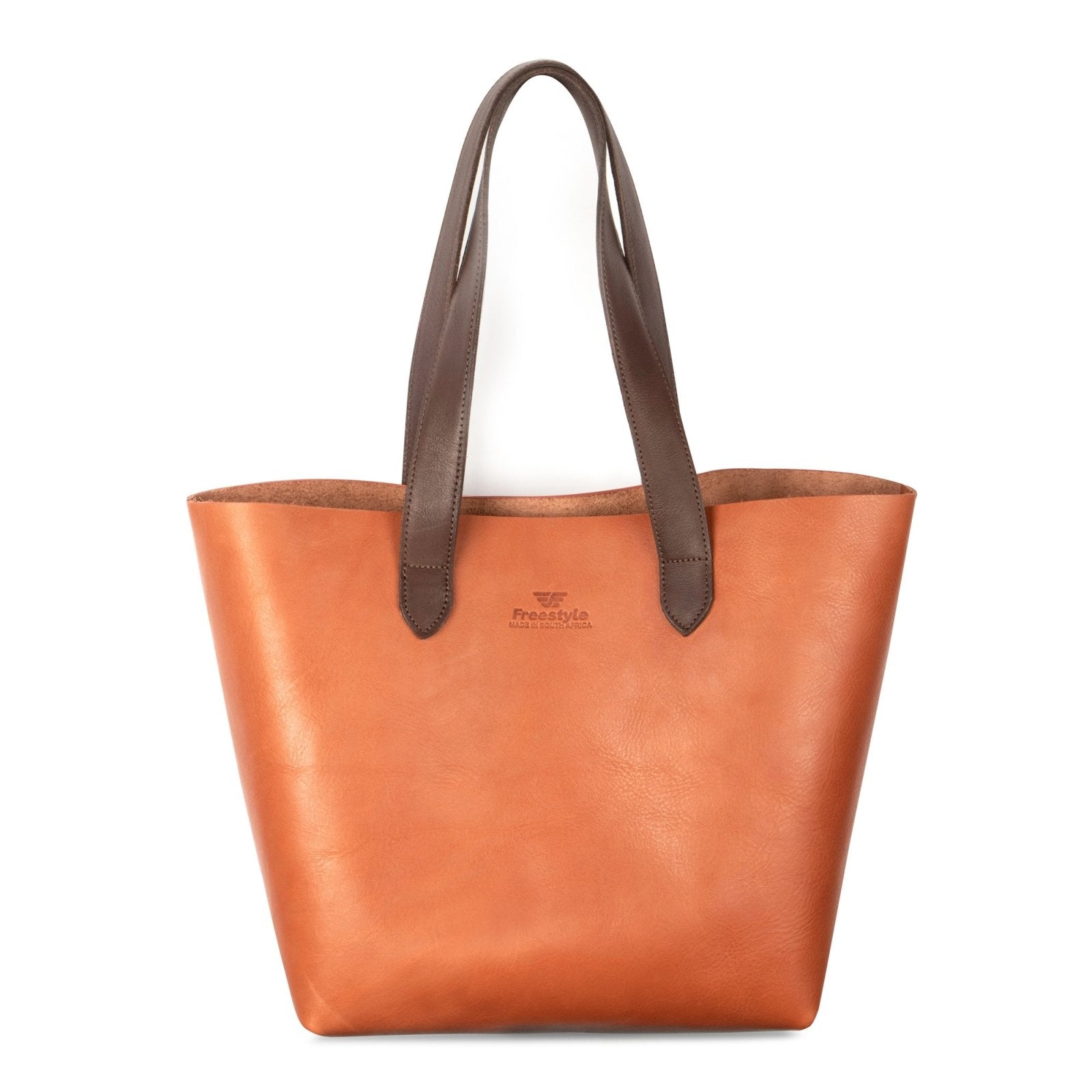 Vega Unlined Premium Leather Shopper Bag - Freestyle SA Proudly local leather boots veldskoens vellies leather shoes suede veldskoens