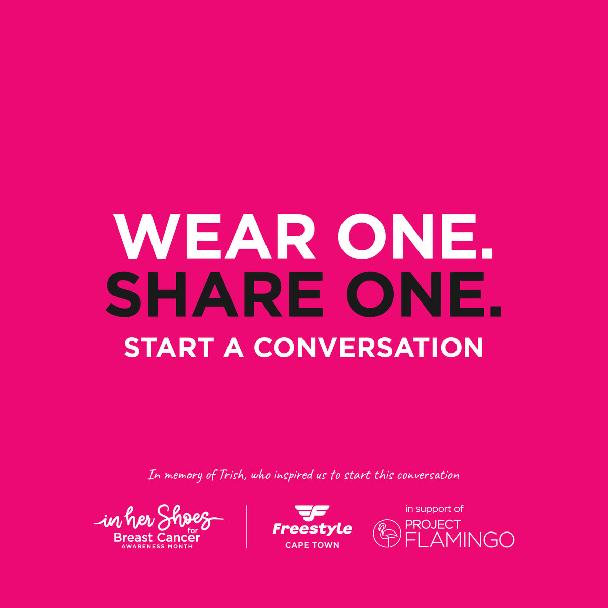 In Her Shoes for Breast Cancer Awareness with Project Flamingo