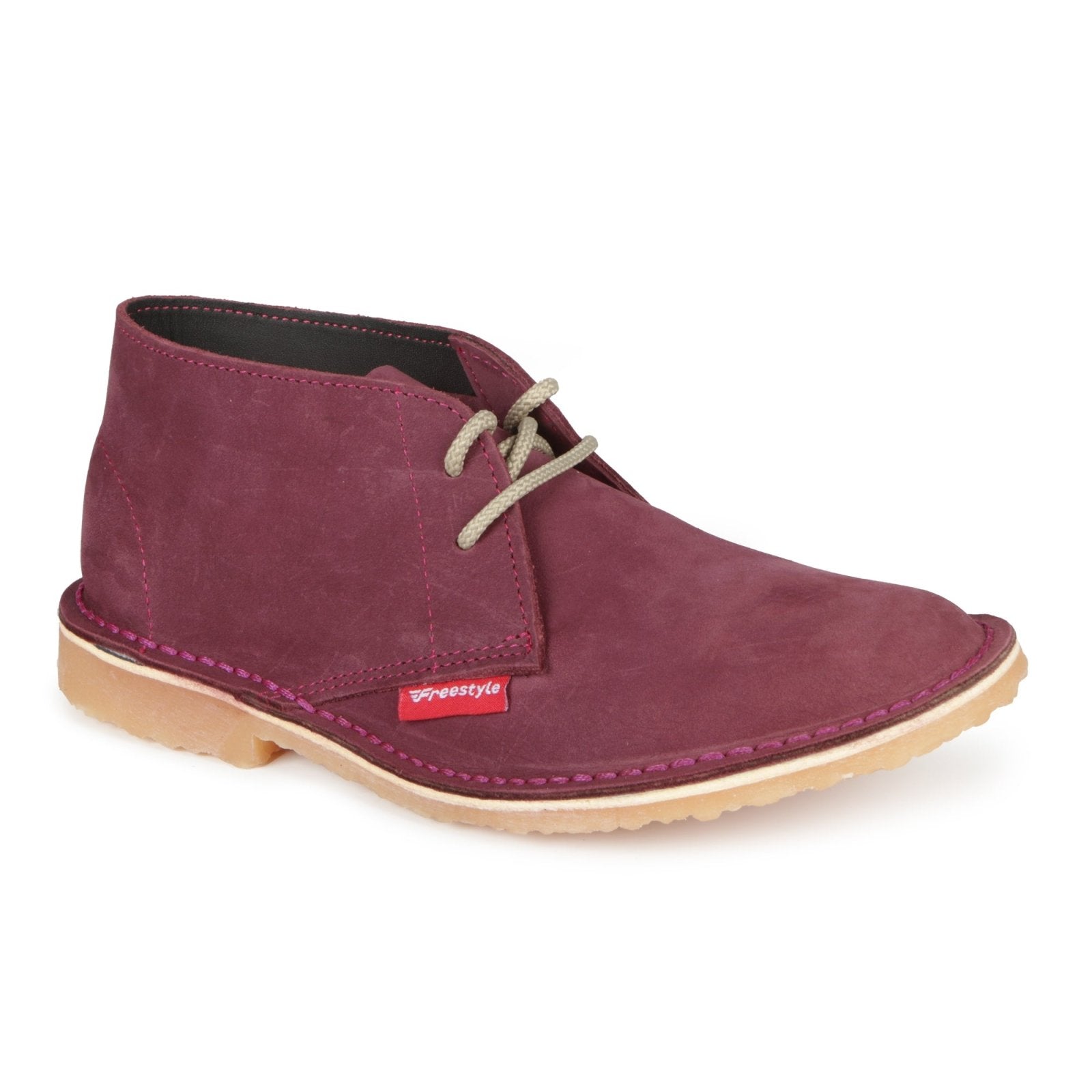 BLACK FRIDAY - Hunter Premium Leather Veldskoen - Nubuck Plum - Freestyle SA Proudly local leather boots veldskoens vellies leather shoes suede veldskoens
