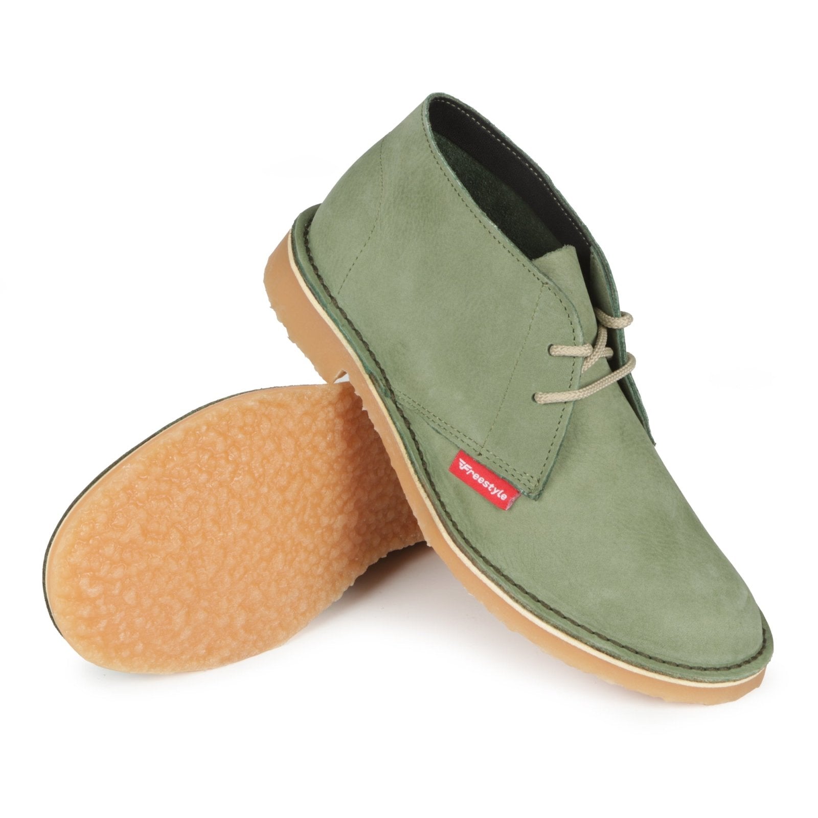 BLACK FRIDAY - Hunter Premium Leather Veldskoen - Nubuck Sage - Freestyle SA Proudly local leather boots veldskoens vellies leather shoes suede veldskoens