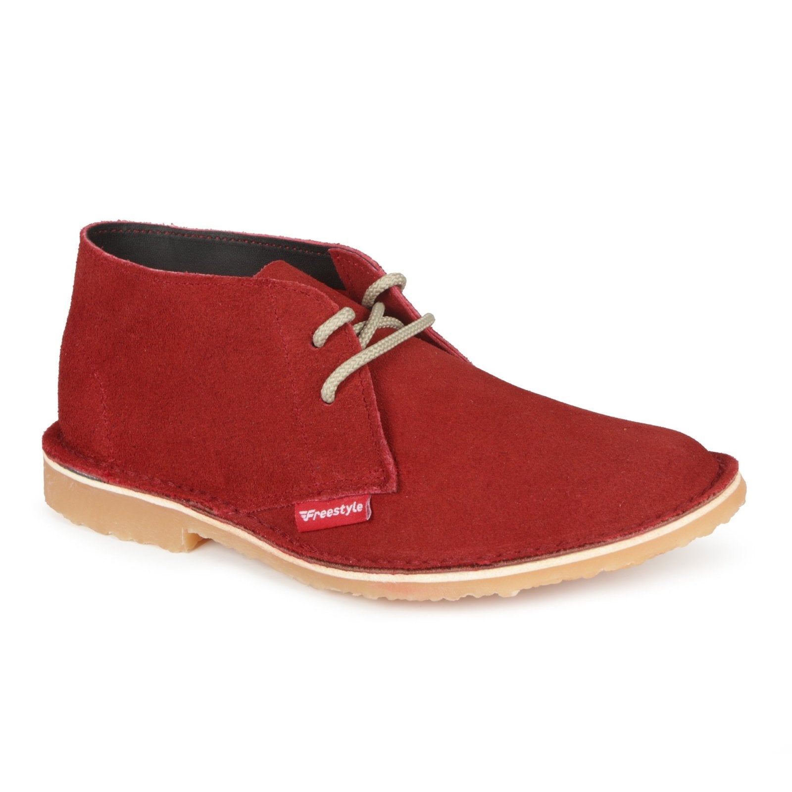 BLACK FRIDAY - Hunter Premium Leather Veldskoen - Suede Red - Freestyle SA Proudly local leather boots veldskoens vellies leather shoes suede veldskoens