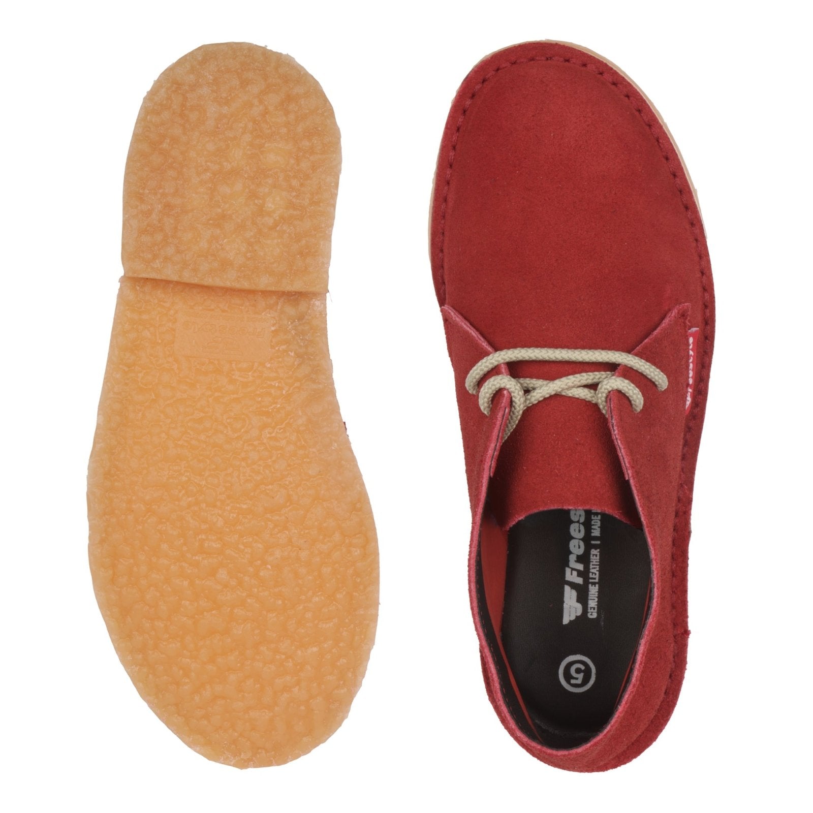 BLACK FRIDAY - Hunter Premium Leather Veldskoen - Suede Red - Freestyle SA Proudly local leather boots veldskoens vellies leather shoes suede veldskoens