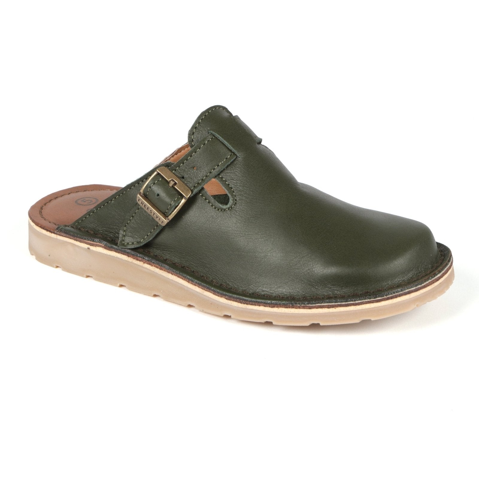 Charlize premium leather handcrafted clog - Freestyle SA Proudly local leather boots veldskoens vellies leather shoes suede veldskoens