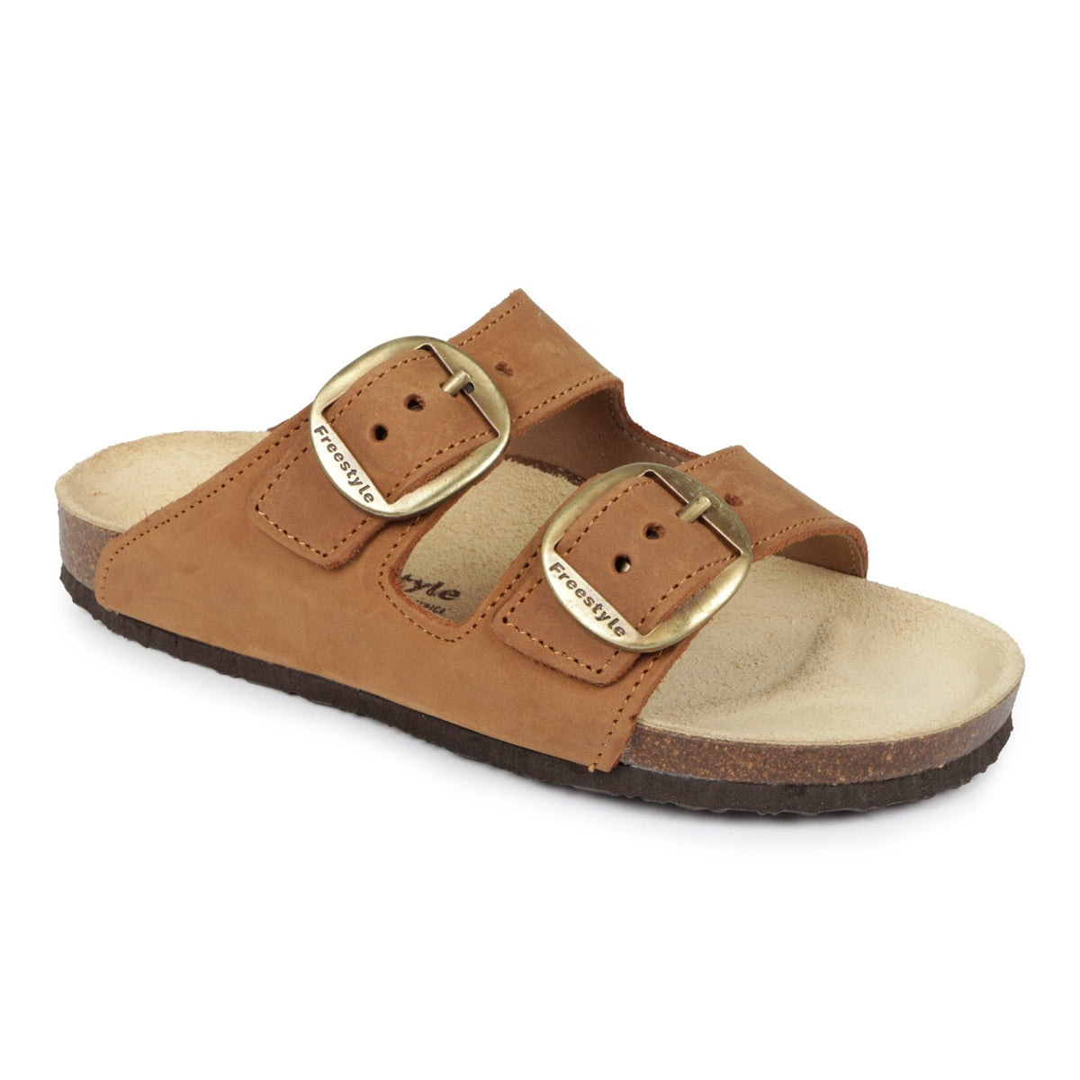 Corkies Kiirsten Ladies Anatomical Premium Leather sandals - Freestyle SA Proudly local leather boots veldskoens vellies leather shoes suede veldskoens