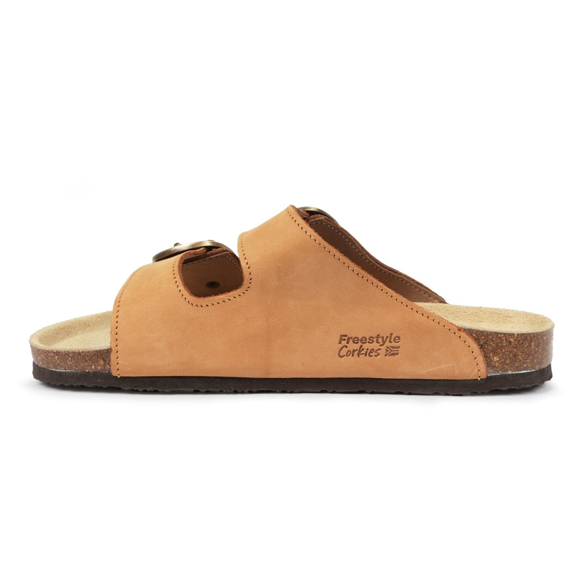 Corkies Kiirsten Ladies Anatomical Premium Leather sandals - Freestyle SA Proudly local leather boots veldskoens vellies leather shoes suede veldskoens