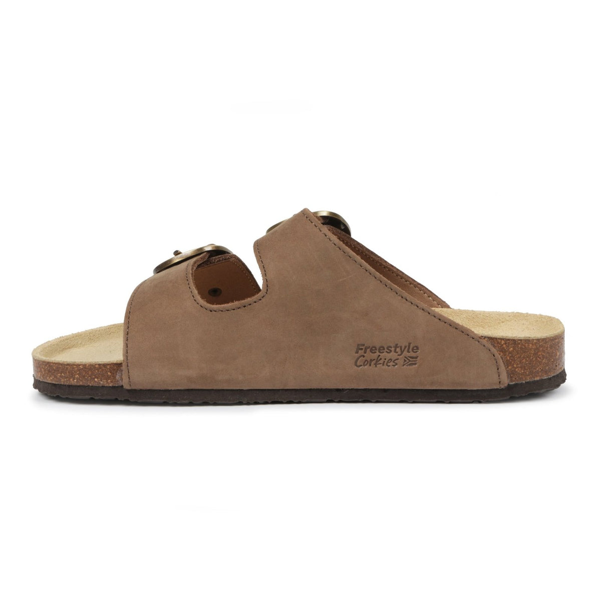 Corkies Kiirsten Ladies Anatomical Premium Leather sandals - Freestyle SA Proudly local leather boots veldskoens vellies leather shoes suede veldskoens