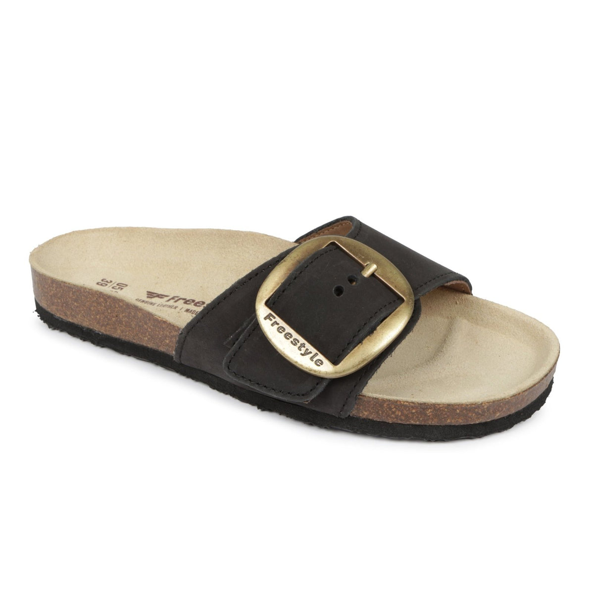 Corkies Saskia Ladies Anatomical Premium Leather sandals - Freestyle SA Proudly local leather boots veldskoens vellies leather shoes suede veldskoens