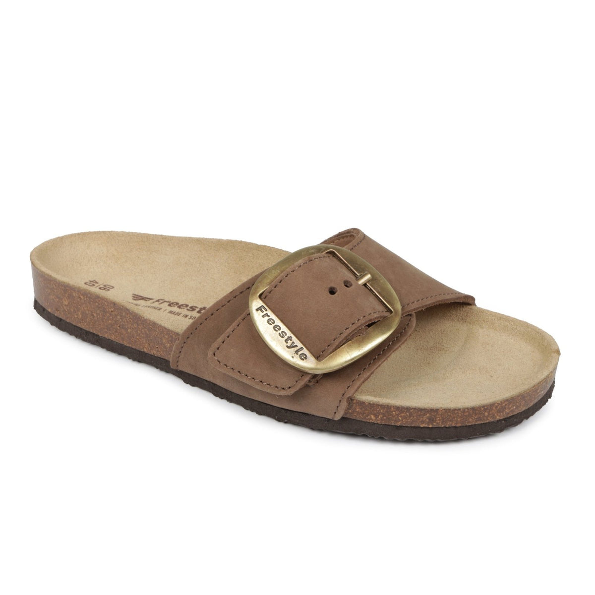 Corkies Saskia Ladies Anatomical Premium Leather sandals - Freestyle SA Proudly local leather boots veldskoens vellies leather shoes suede veldskoens