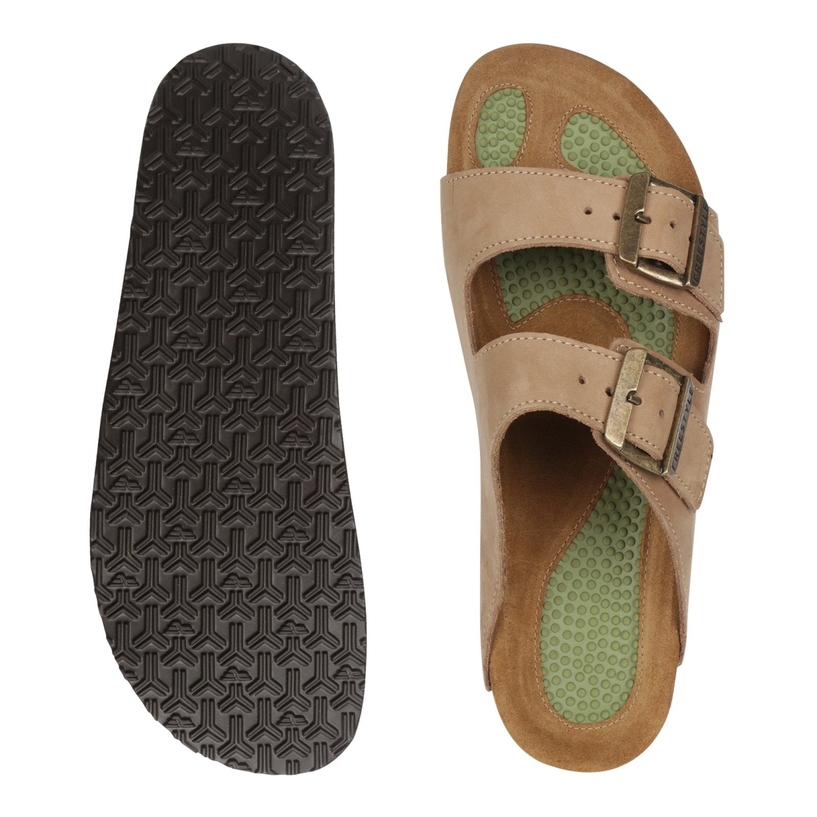 Corkies Sophie Ripple Premium Leather Anatomical Health Sandal - Freestyle SA Proudly local leather boots veldskoens vellies leather shoes suede veldskoens
