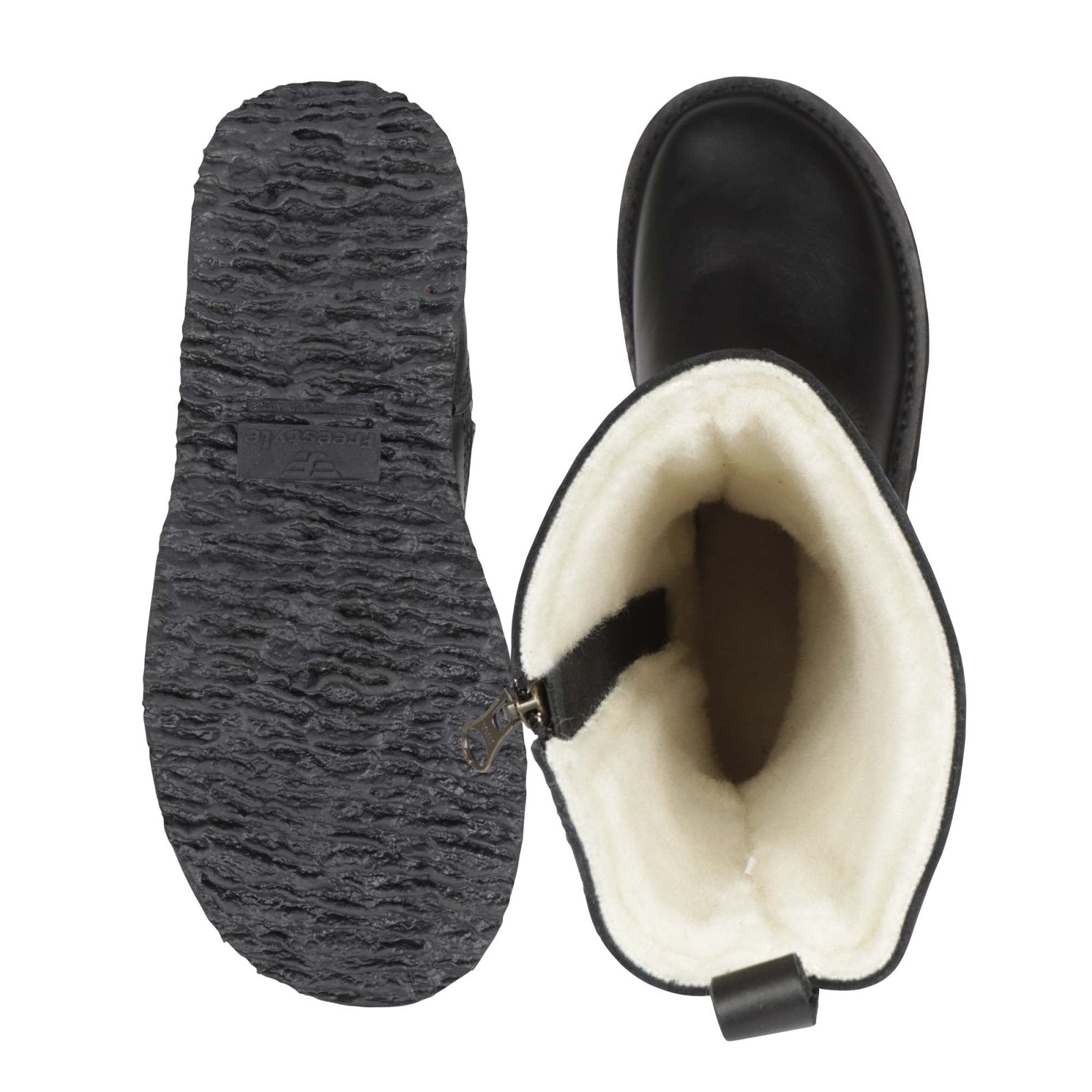 Eskimo 100% wool - lined ladies premium leather boot - Freestyle SA Proudly local leather boots veldskoens vellies leather shoes suede veldskoens