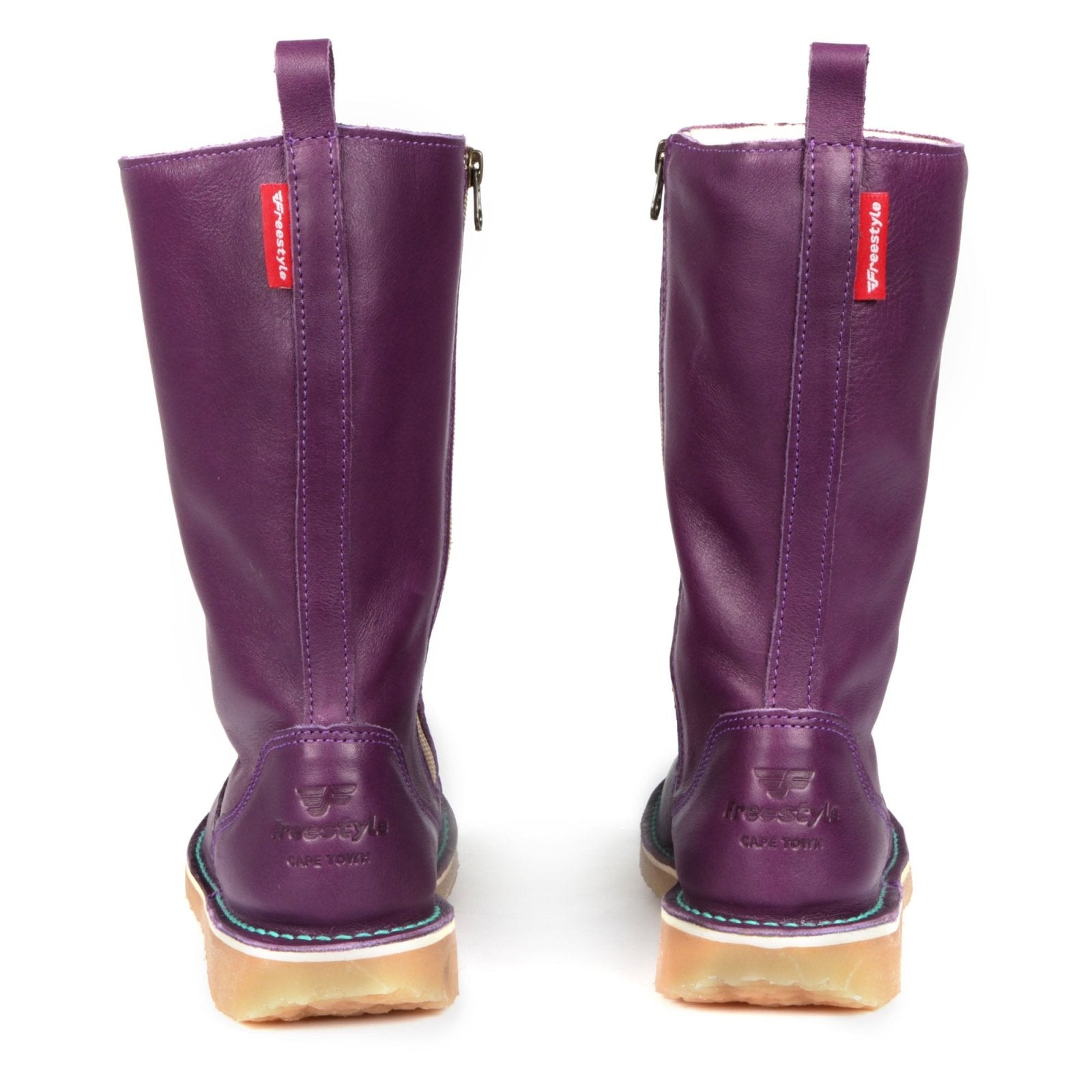 Eskimo 100% wool - lined ladies premium leather boot - Freestyle SA Proudly local leather boots veldskoens vellies leather shoes suede veldskoens