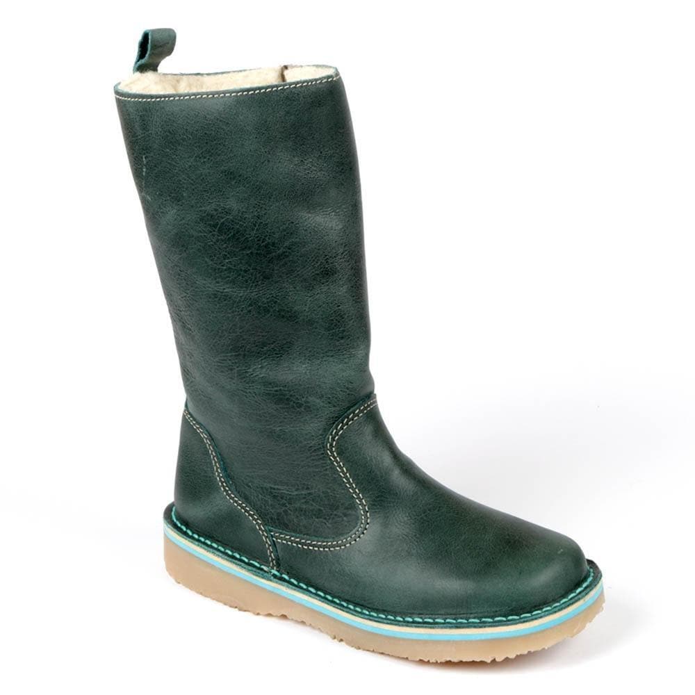 Eskimo 100% wool - lined ladies premium leather boot - Freestyle SA Proudly local leather boots veldskoens vellies leather shoes suede veldskoens