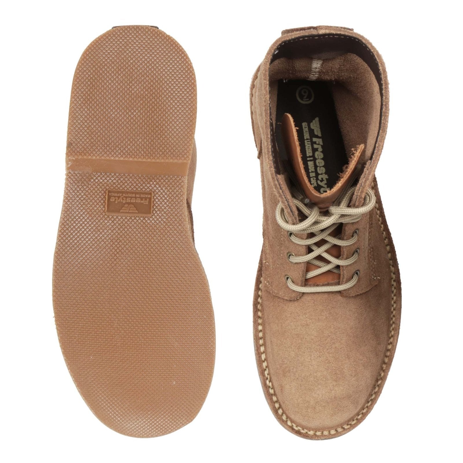 Freestyle Men's Razor Combat Premium Leather Boot - Freestyle SA Proudly local leather boots veldskoens vellies leather shoes suede veldskoens