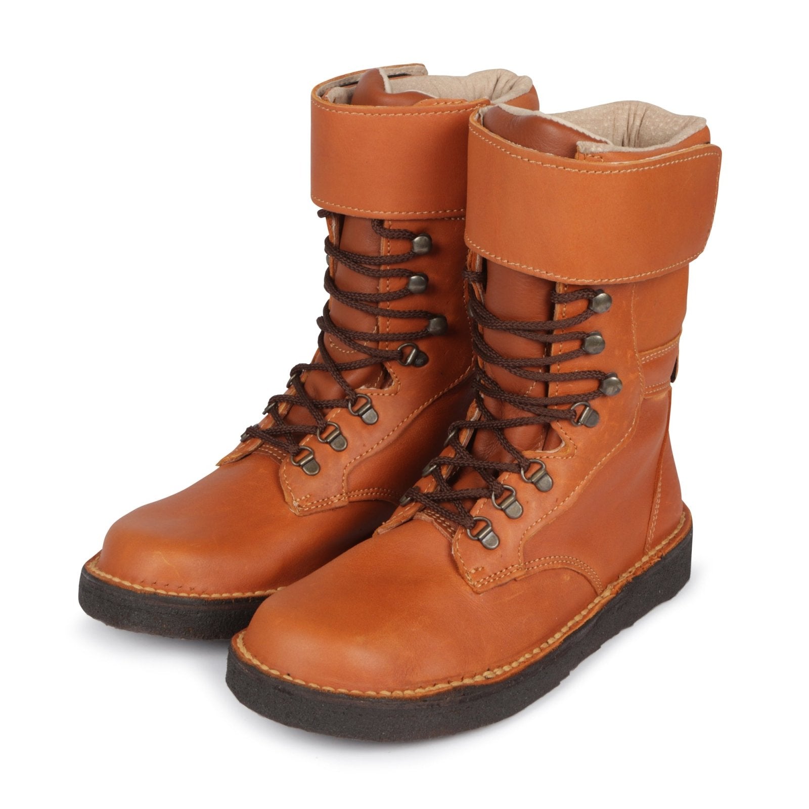 靴 90s archive brown leather boots camo Gemsbok Soft Premium Leather Hunting Boot