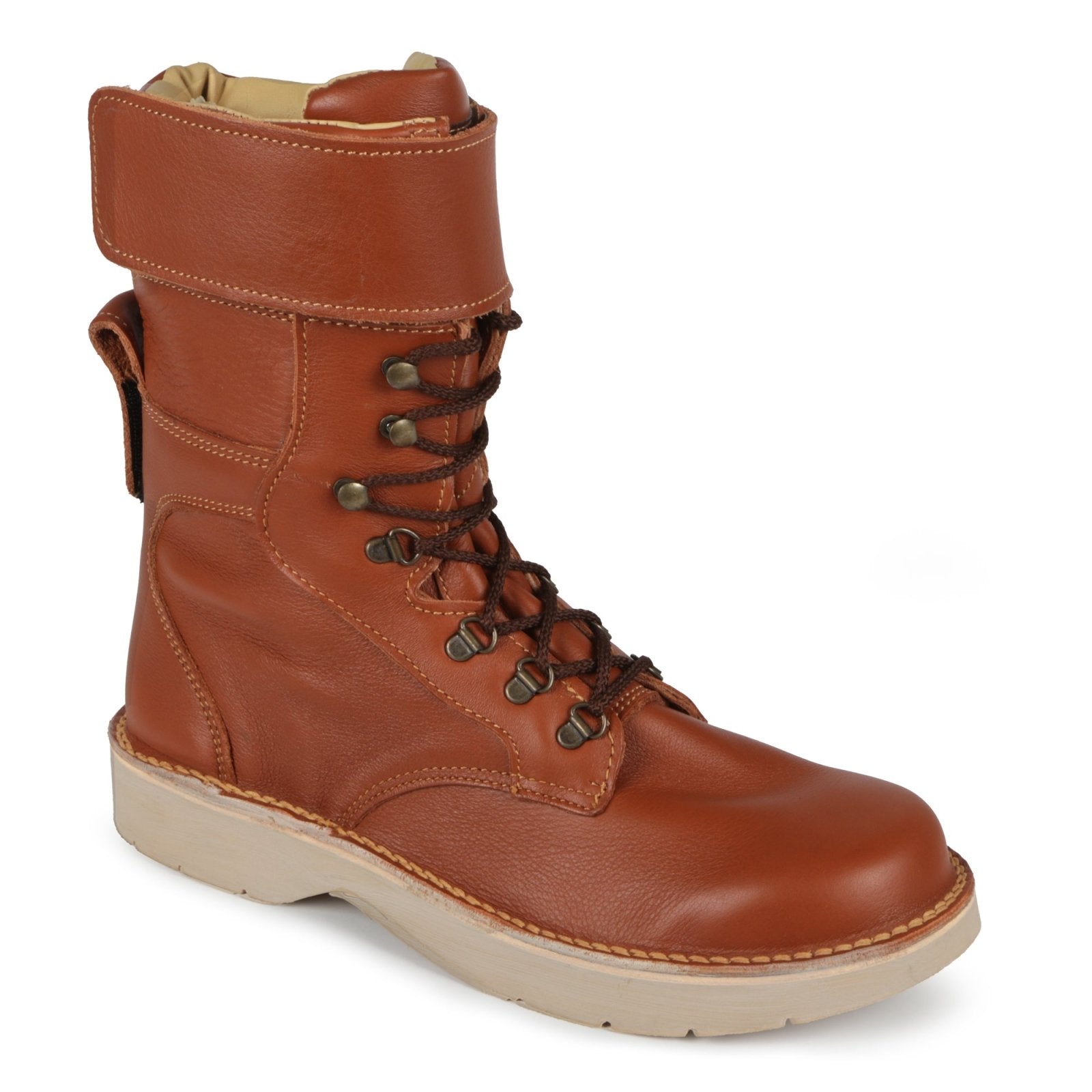 Gemsbok Soft Premium Leather Hunting Boot on a Camel Sole - Freestyle SA Proudly local leather boots veldskoens vellies leather shoes suede veldskoens