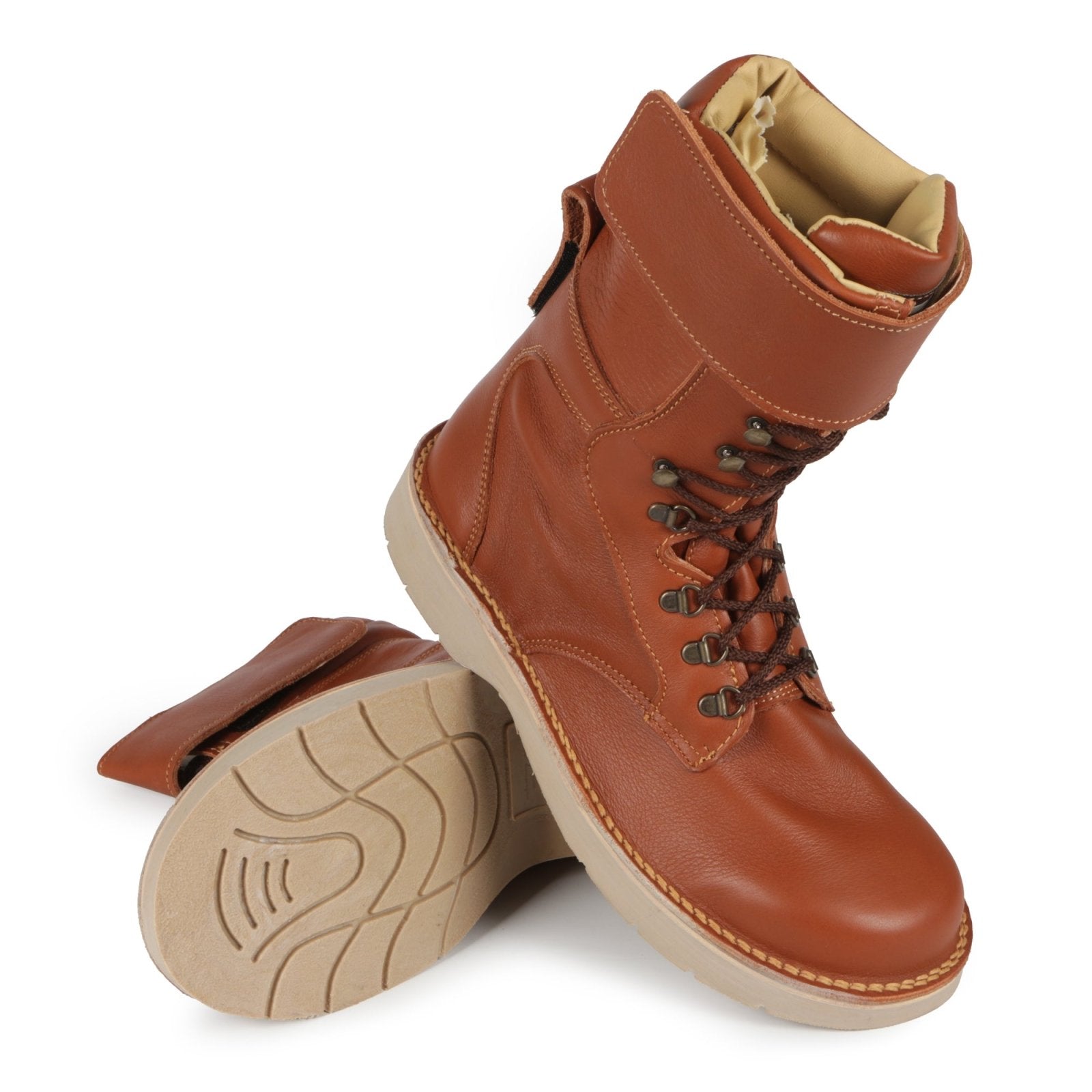 Gemsbok Soft Premium Leather Hunting Boot on a Camel Sole
