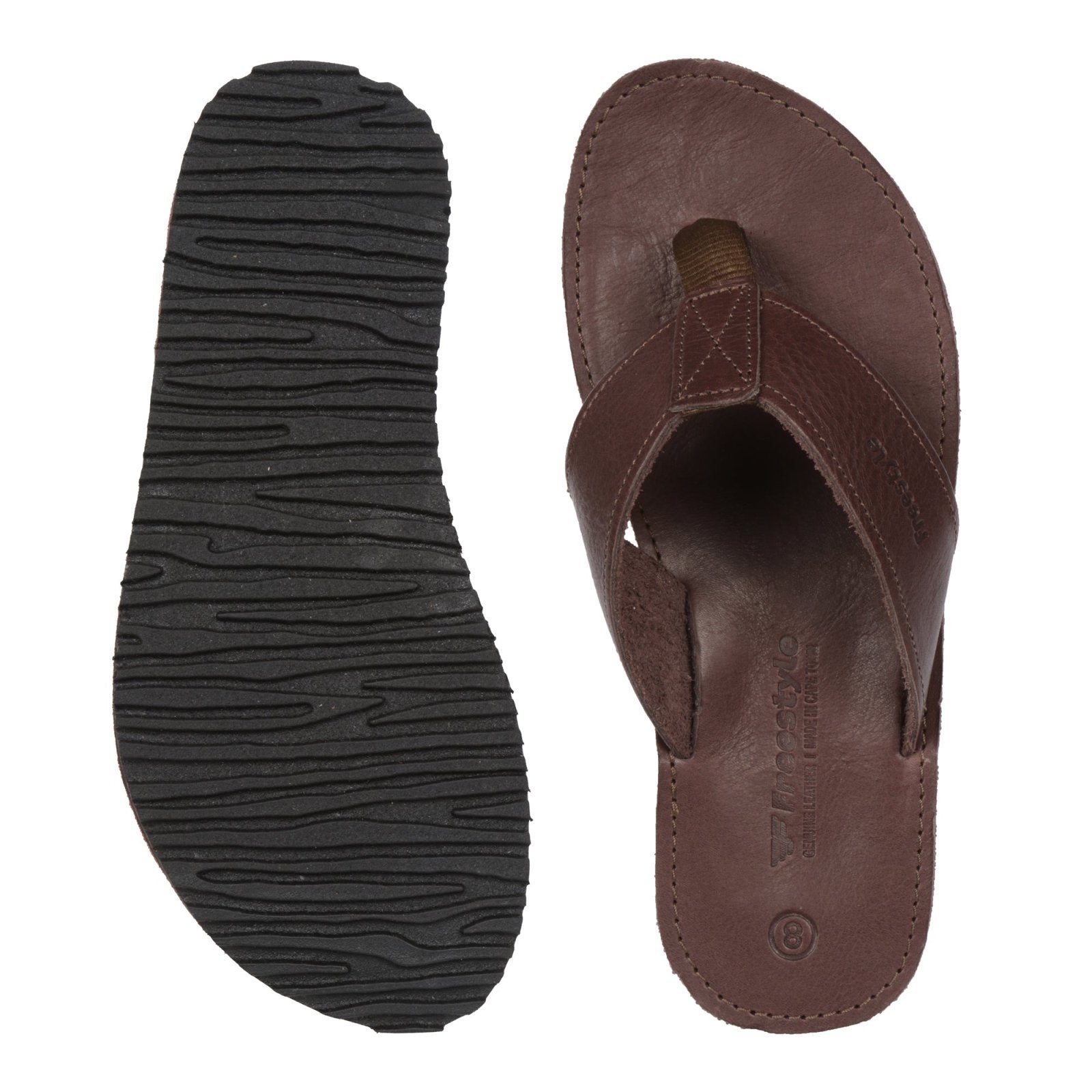 Hemingway Deluxe Men's Premium Leather Sandal - Freestyle SA Proudly local leather boots veldskoens vellies leather shoes suede veldskoens