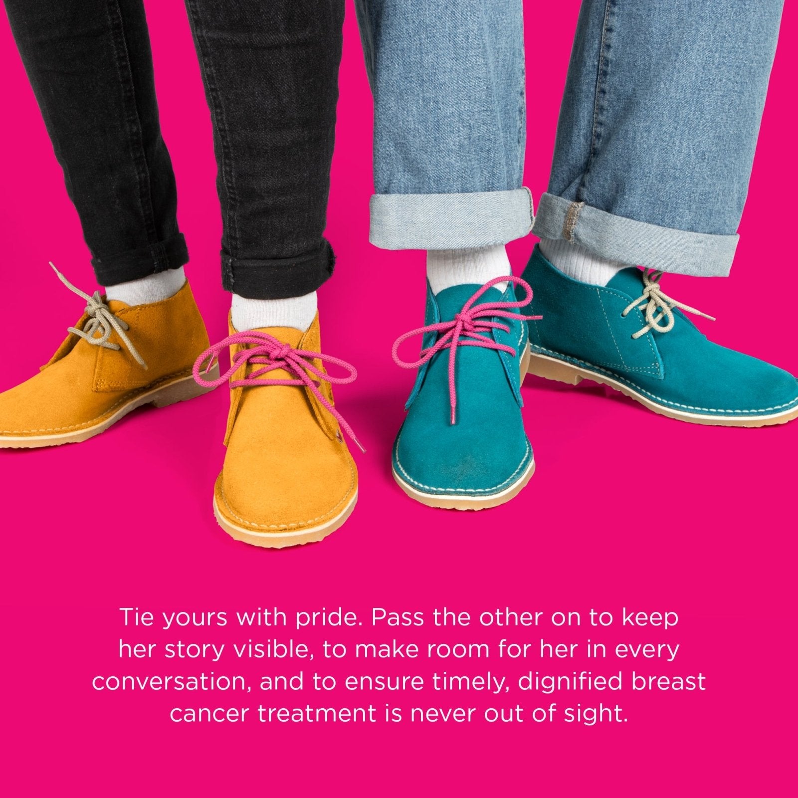 In Her Shoes for Breast Cancer Awareness with Project Flamingo - Freestyle SA Proudly local Leather Goods Supplier leather boots veldskoens vellies leather shoes suede veldskoens