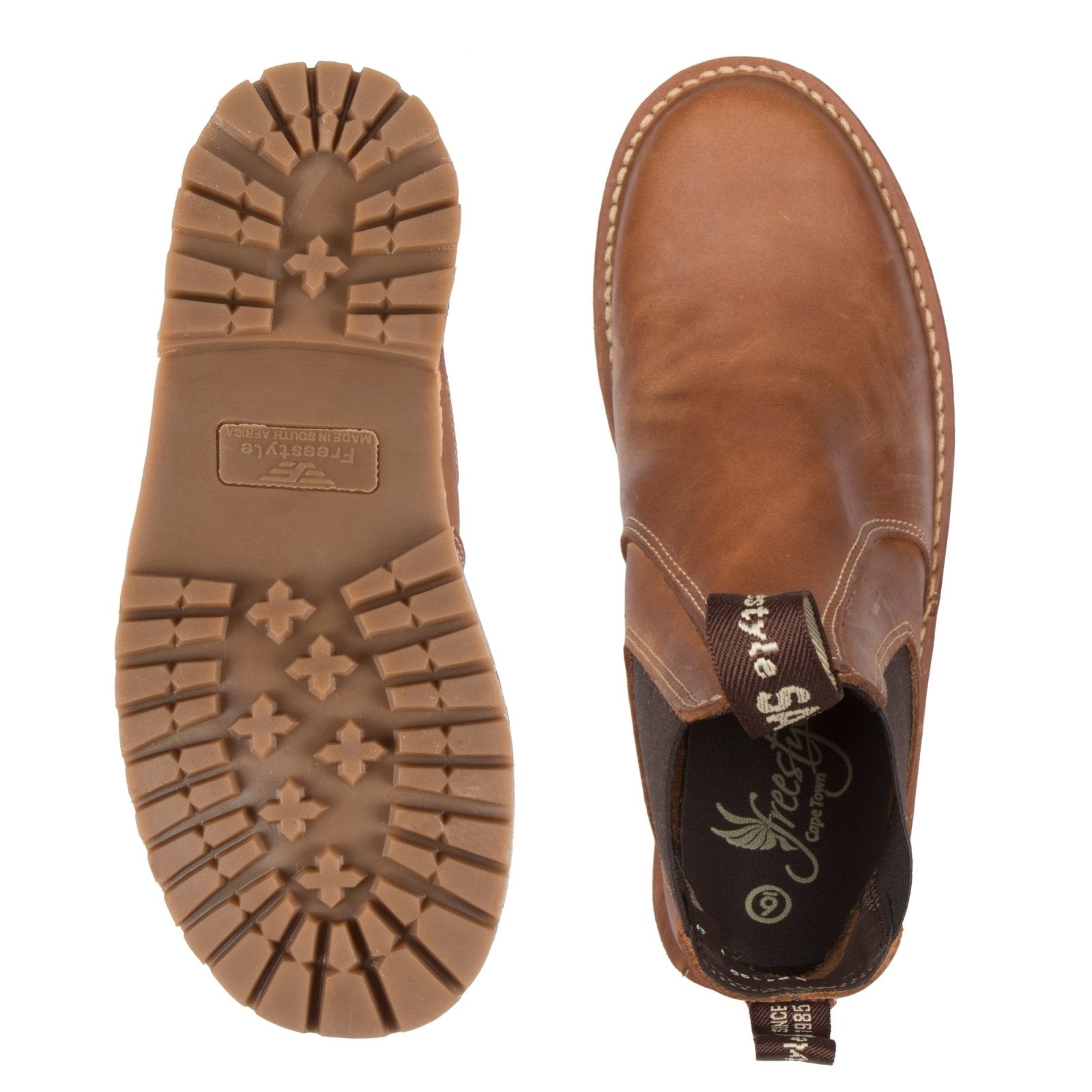 Karoo Cleated Ladies Premium Leather Veldskoen Boot - Freestyle SA Proudly local leather boots veldskoens vellies leather shoes suede veldskoens