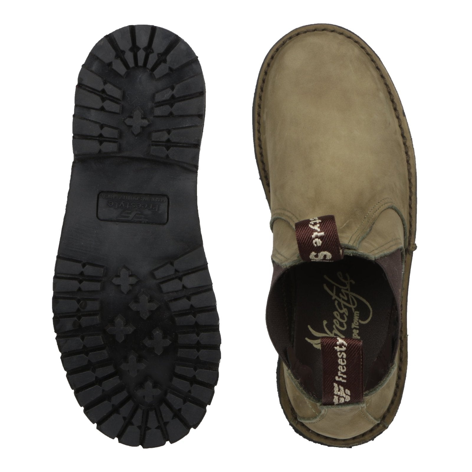 Karoo Cleated Ladies Premium Leather Veldskoen Boot - Freestyle SA Proudly local leather boots veldskoens vellies leather shoes suede veldskoens
